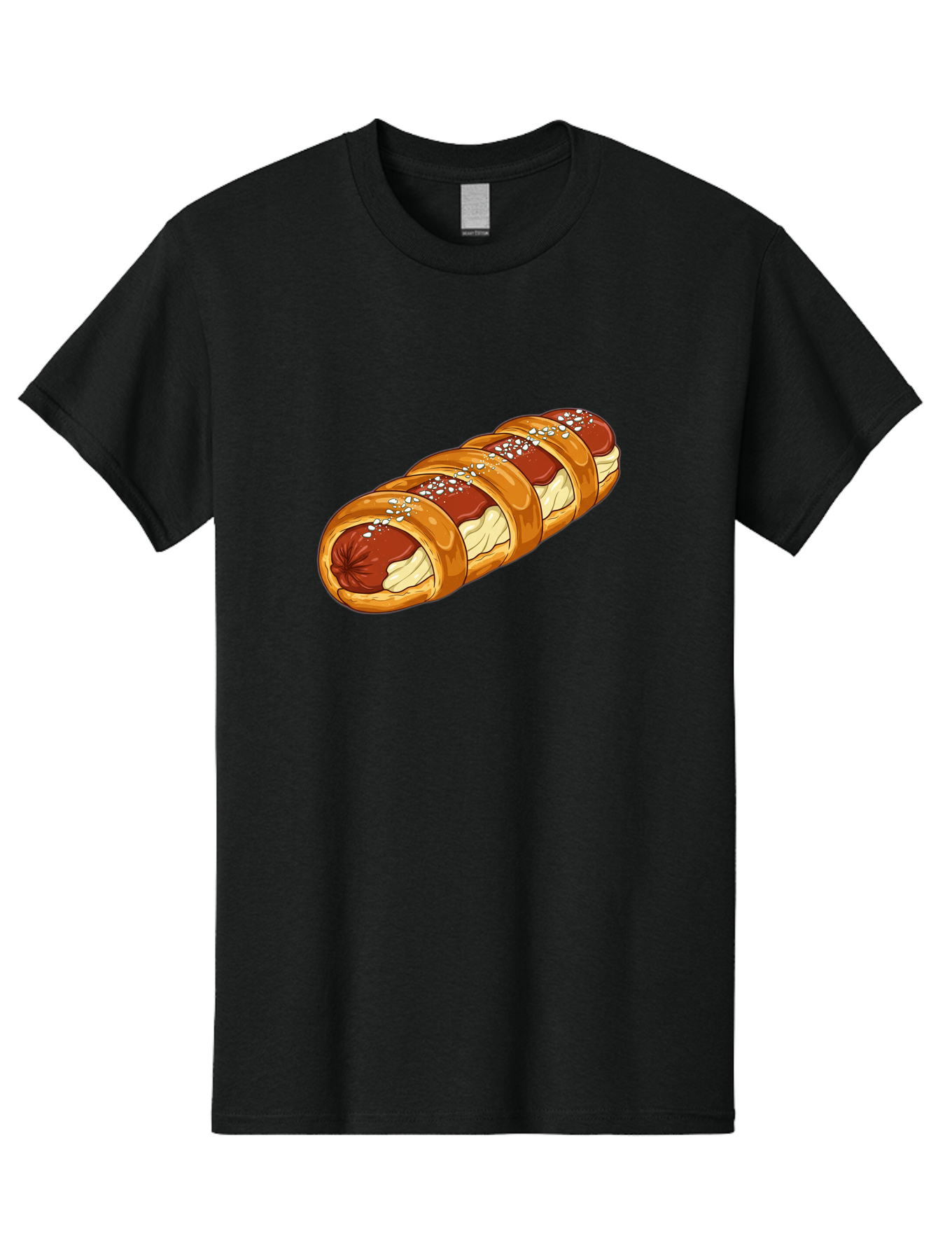 Baked-Sausage-Roll Men'S Graphic Tee, 100% Cotton, Comfortable Casual Summer Wear, Machine Washable, Vintage Camera, Old Camera, Antique Camera, Black Camera, Classic Photography, Photography Equipment, Nostalgic Device, Film Camera, Bao104