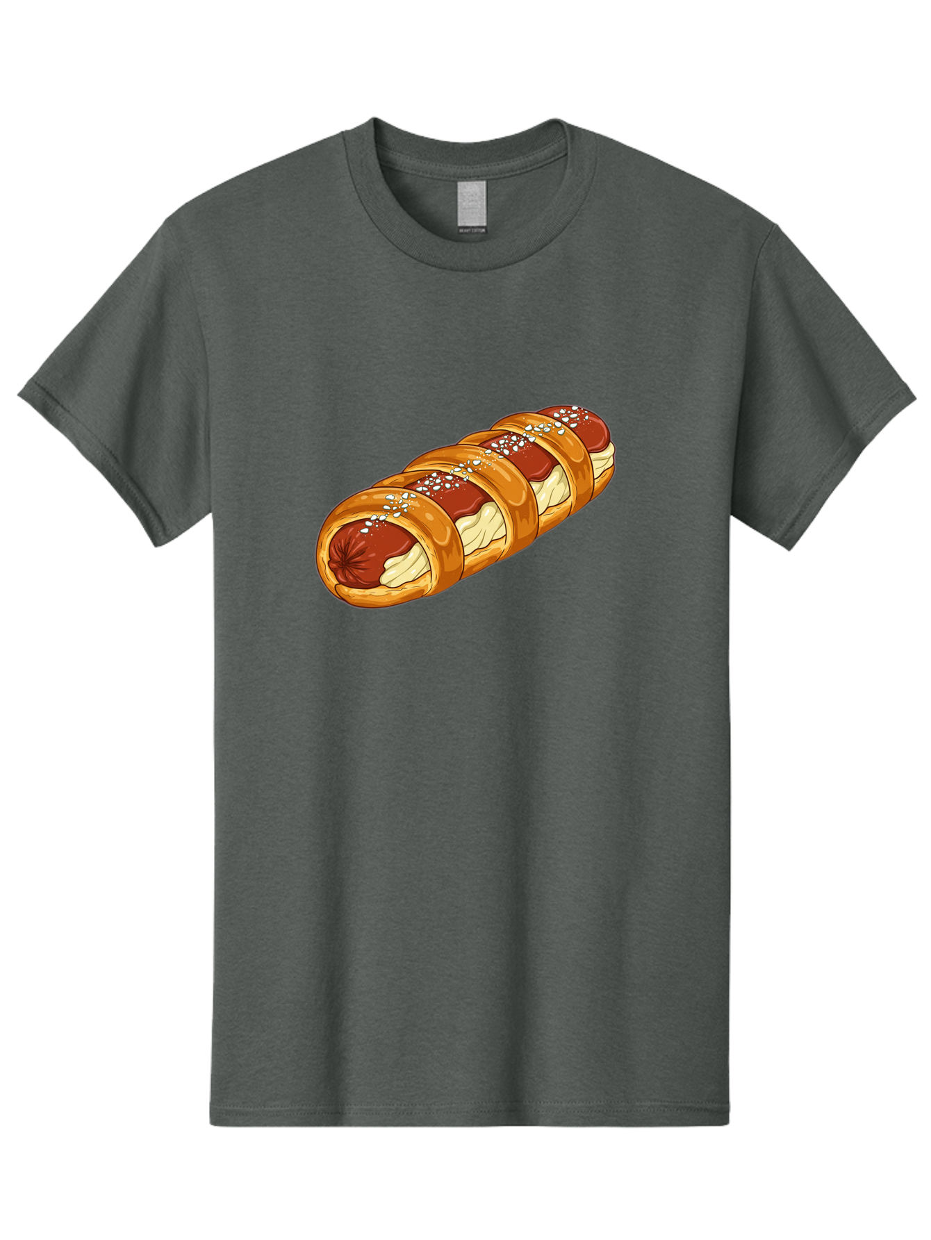 Baked-Sausage-Roll Men'S Graphic Tee, 100% Cotton, Comfortable Casual Summer Wear, Machine Washable, Vintage Camera, Old Camera, Antique Camera, Black Camera, Classic Photography, Photography Equipment, Nostalgic Device, Film Camera, Bao104