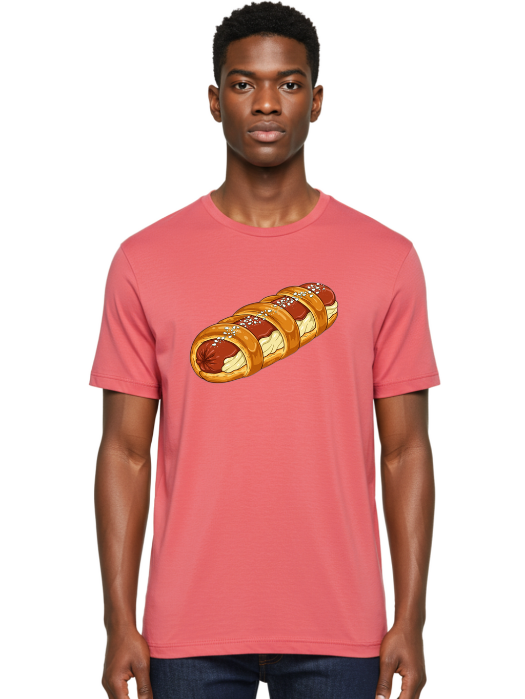 Baked-Sausage-Roll Men'S Graphic Tee, 100% Cotton, Comfortable Casual Summer Wear, Machine Washable, Vintage Camera, Old Camera, Antique Camera, Black Camera, Classic Photography, Photography Equipment, Nostalgic Device, Film Camera, Bao104