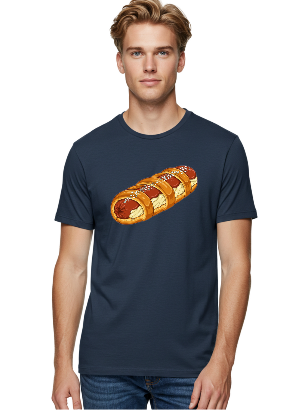 Baked-Sausage-Roll Men'S Graphic Tee, 100% Cotton, Comfortable Casual Summer Wear, Machine Washable, Vintage Camera, Old Camera, Antique Camera, Black Camera, Classic Photography, Photography Equipment, Nostalgic Device, Film Camera, Bao104
