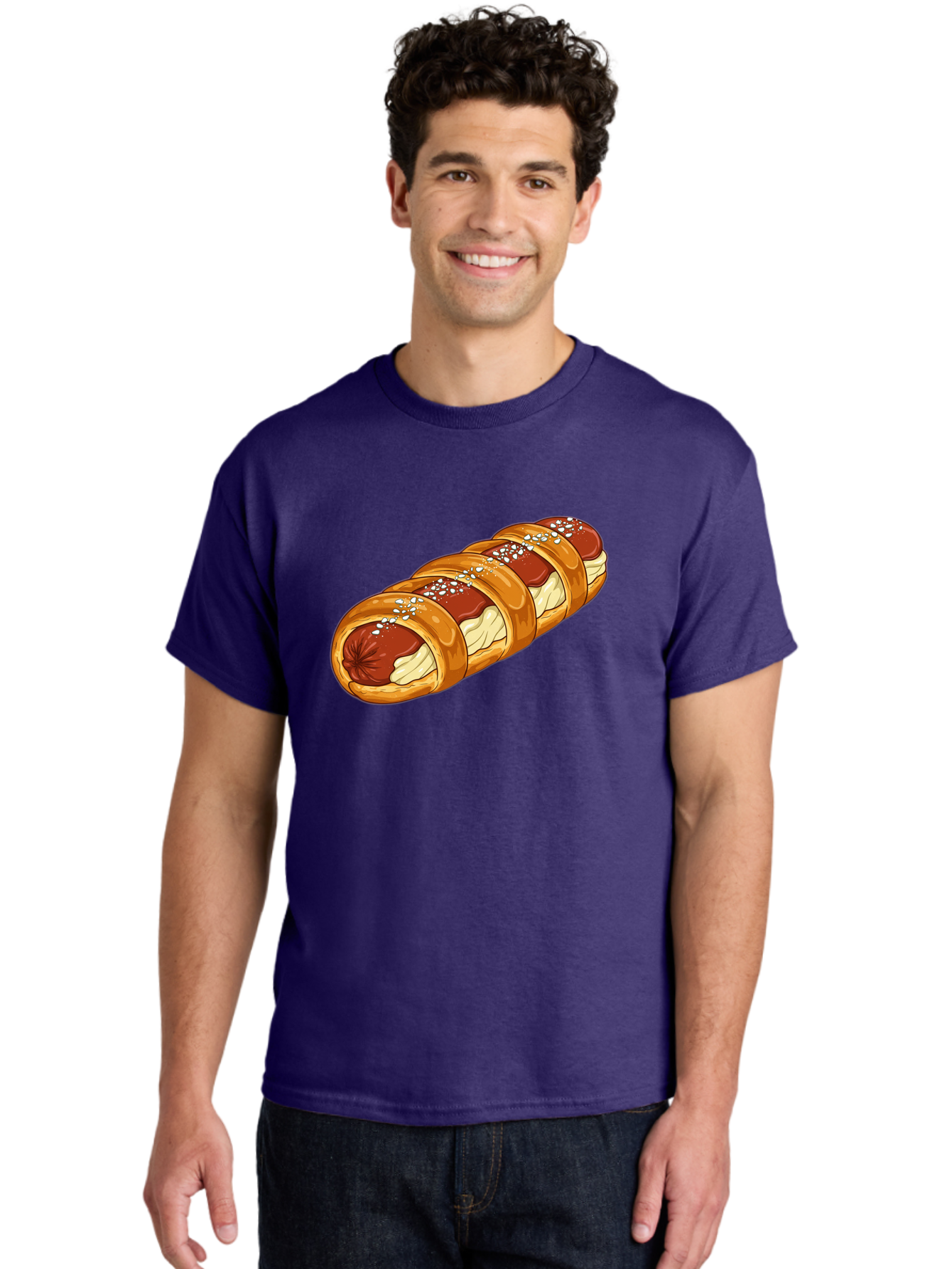 Baked-Sausage-Roll Men'S Graphic Tee, 100% Cotton, Comfortable Casual Summer Wear, Machine Washable, Vintage Camera, Old Camera, Antique Camera, Black Camera, Classic Photography, Photography Equipment, Nostalgic Device, Film Camera, Bao104