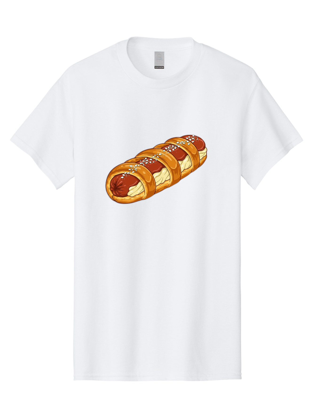 Baked-Sausage-Roll Men'S Graphic Tee, 100% Cotton, Comfortable Casual Summer Wear, Machine Washable, Vintage Camera, Old Camera, Antique Camera, Black Camera, Classic Photography, Photography Equipment, Nostalgic Device, Film Camera, Bao104