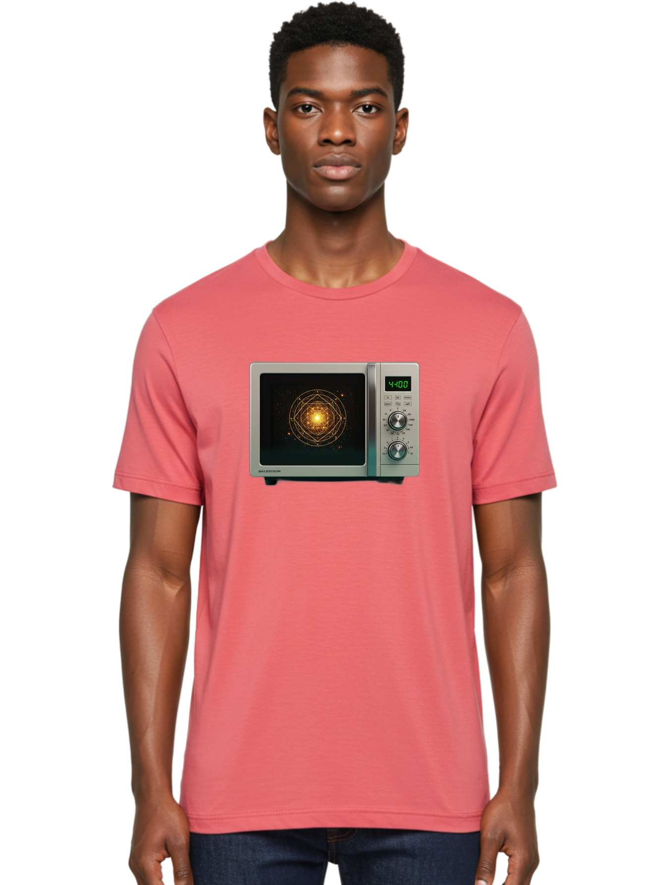 Balay-Microwave Men'S Graphic Tee, 100% Cotton, Comfortable Casual Summer Wear, Machine Washable, Vintage Camera, Old Camera, Antique Camera, Black Camera, Classic Photography, Photography Equipment, Nostalgic Device, Film Camera, Camera Art Bao105