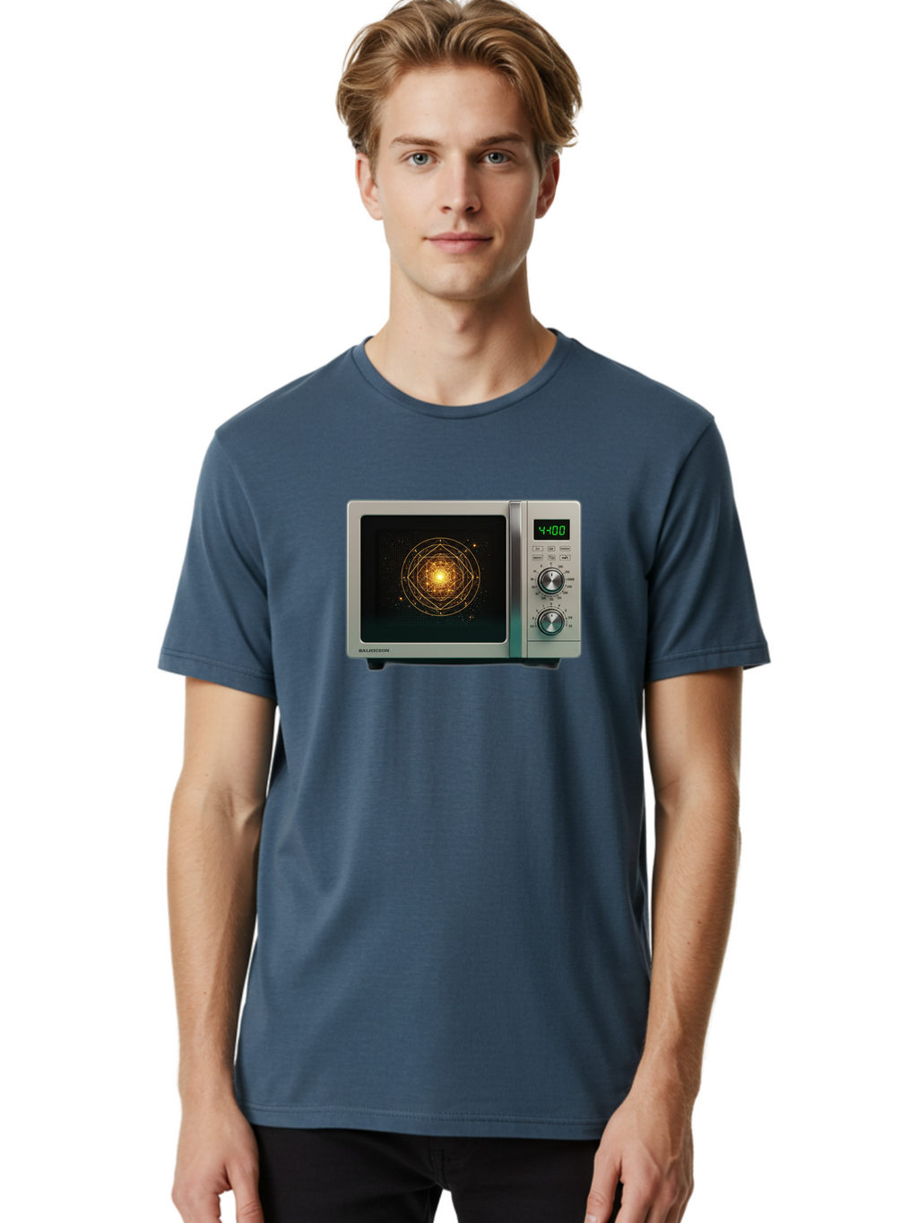 Balay-Microwave Men'S Graphic Tee, 100% Cotton, Comfortable Casual Summer Wear, Machine Washable, Vintage Camera, Old Camera, Antique Camera, Black Camera, Classic Photography, Photography Equipment, Nostalgic Device, Film Camera, Camera Art Bao105
