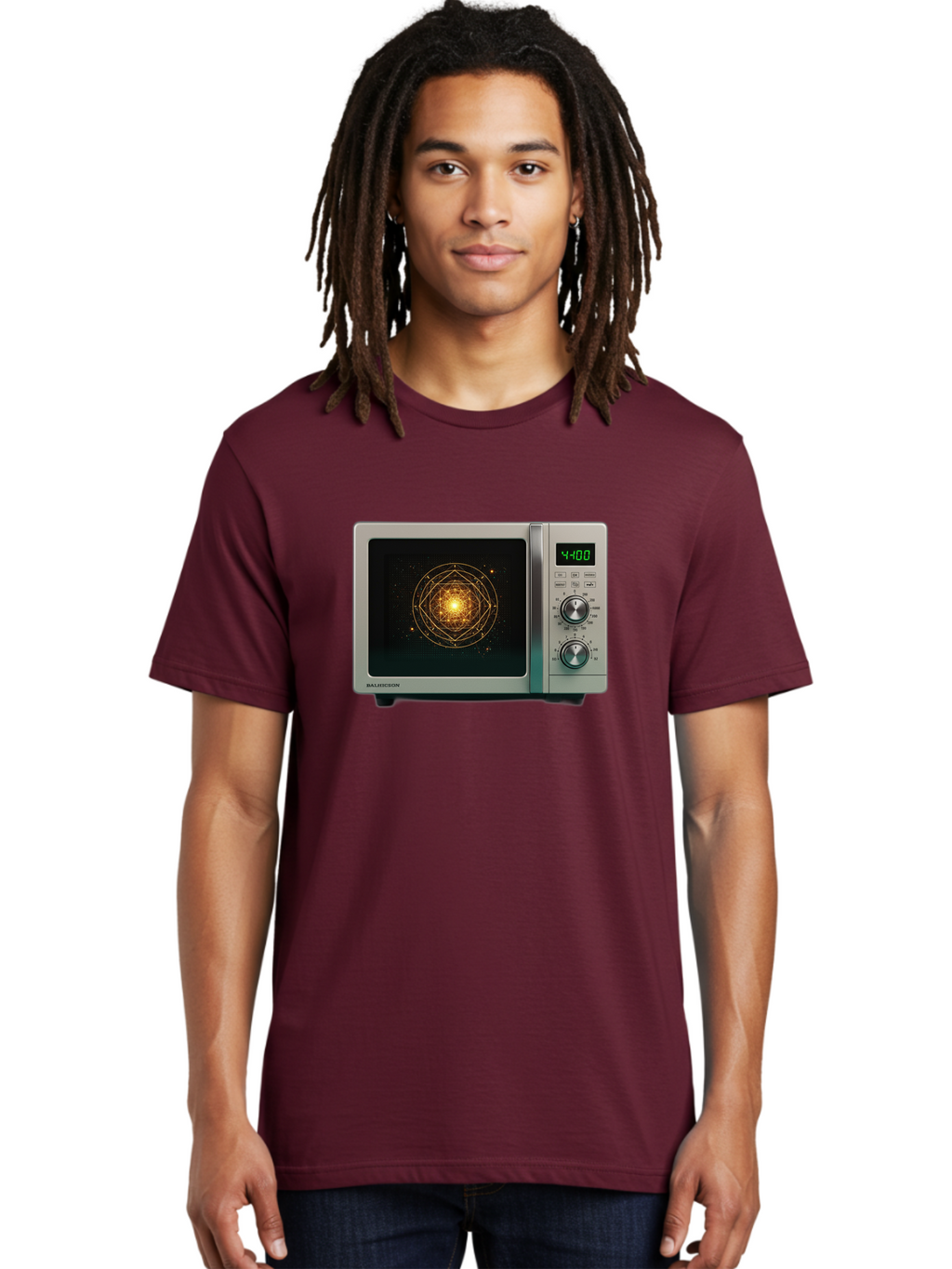 Balay-Microwave Men'S Graphic Tee, 100% Cotton, Comfortable Casual Summer Wear, Machine Washable, Vintage Camera, Old Camera, Antique Camera, Black Camera, Classic Photography, Photography Equipment, Nostalgic Device, Film Camera, Camera Art Bao105