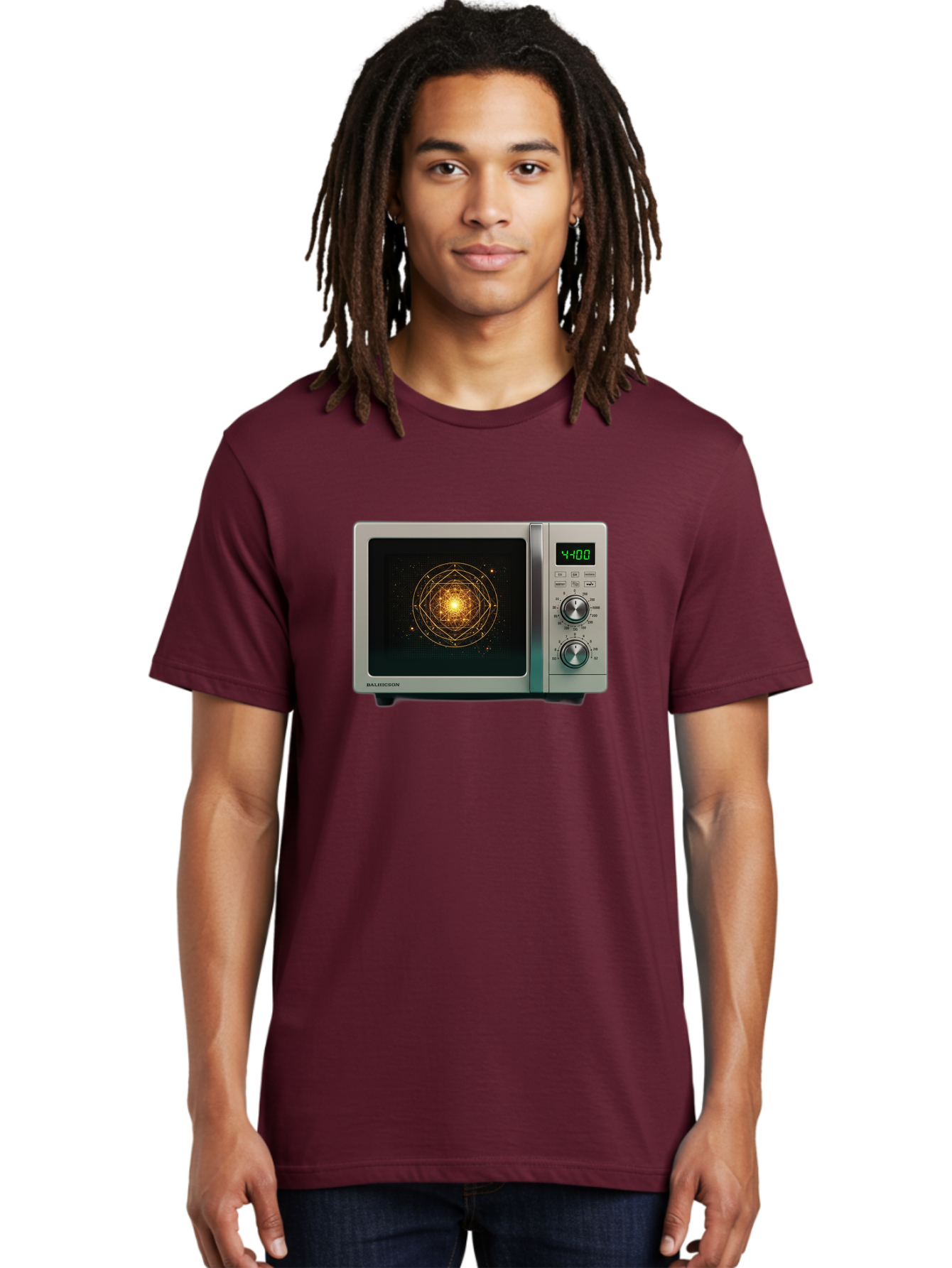 Balay-Microwave Men'S Graphic Tee, 100% Cotton, Comfortable Casual Summer Wear, Machine Washable, Vintage Camera, Old Camera, Antique Camera, Black Camera, Classic Photography, Photography Equipment, Nostalgic Device, Film Camera, Camera Art Bao105
