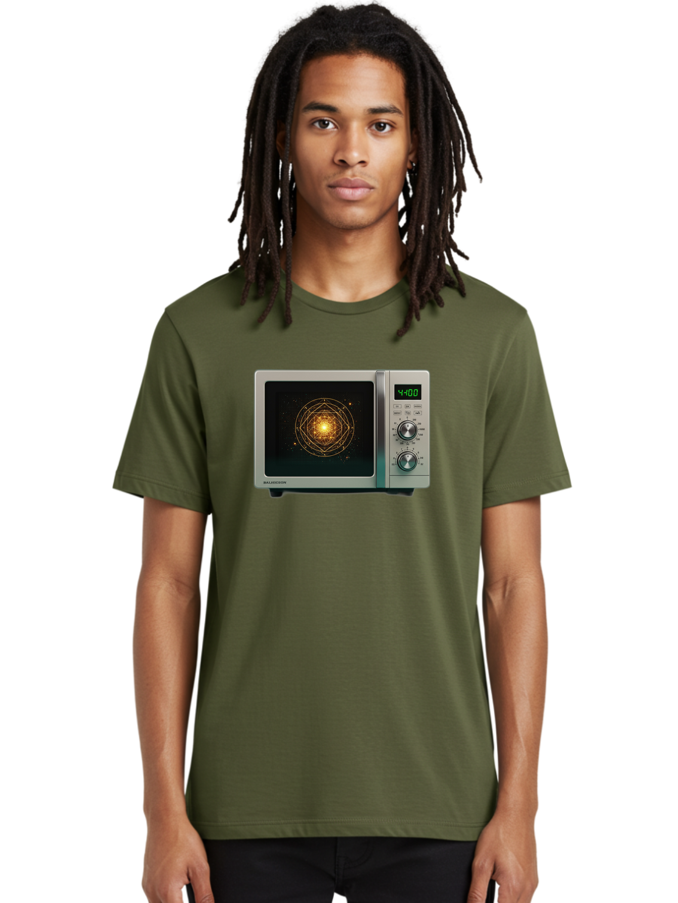 Balay-Microwave Men'S Graphic Tee, 100% Cotton, Comfortable Casual Summer Wear, Machine Washable, Vintage Camera, Old Camera, Antique Camera, Black Camera, Classic Photography, Photography Equipment, Nostalgic Device, Film Camera, Camera Art Bao105