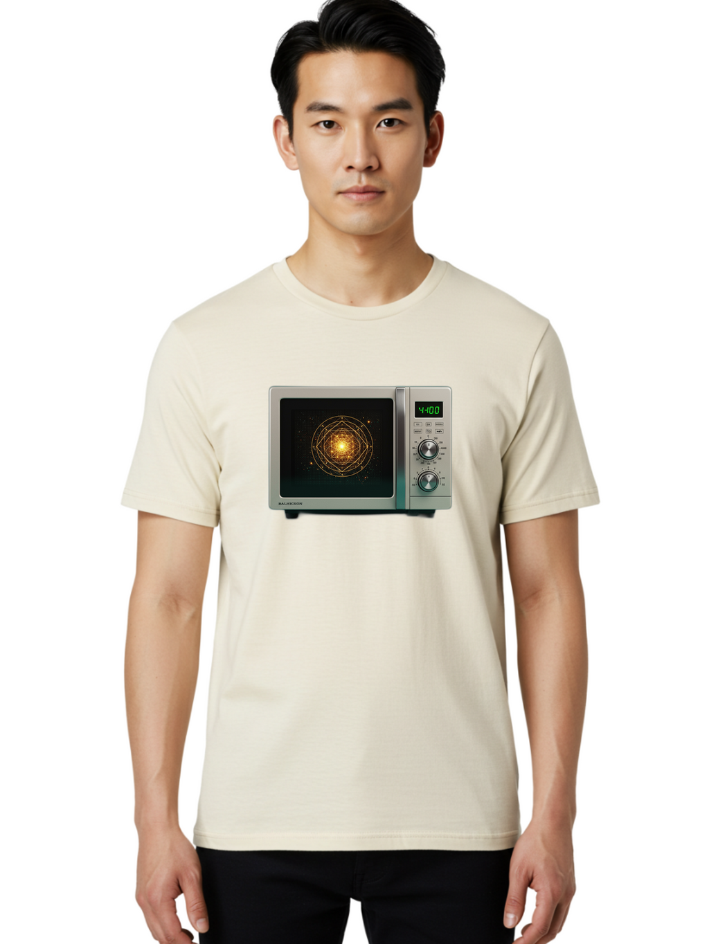 Balay-Microwave Men'S Graphic Tee, 100% Cotton, Comfortable Casual Summer Wear, Machine Washable, Vintage Camera, Old Camera, Antique Camera, Black Camera, Classic Photography, Photography Equipment, Nostalgic Device, Film Camera, Camera Art Bao105