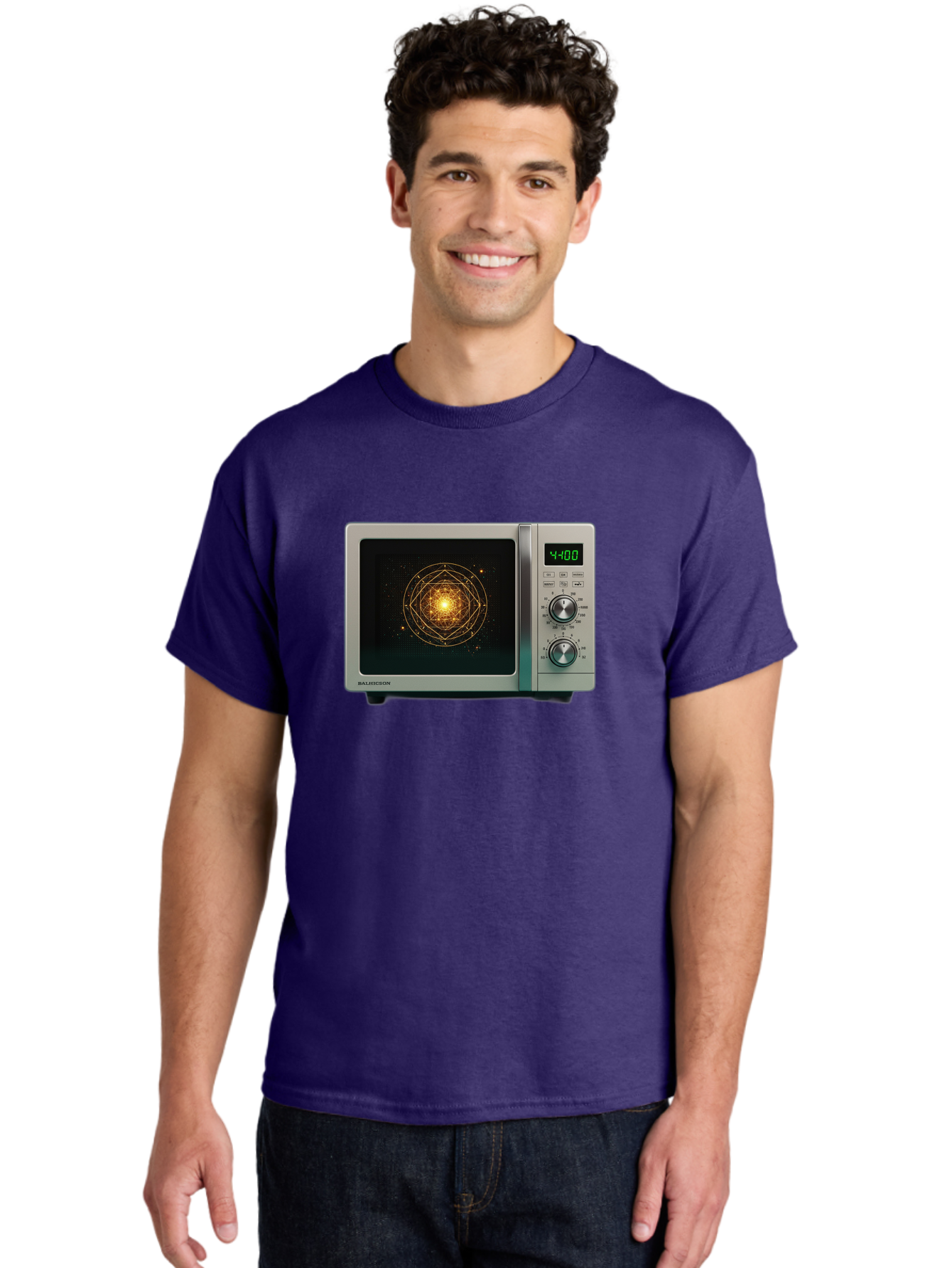 Balay-Microwave Men'S Graphic Tee, 100% Cotton, Comfortable Casual Summer Wear, Machine Washable, Vintage Camera, Old Camera, Antique Camera, Black Camera, Classic Photography, Photography Equipment, Nostalgic Device, Film Camera, Camera Art Bao105