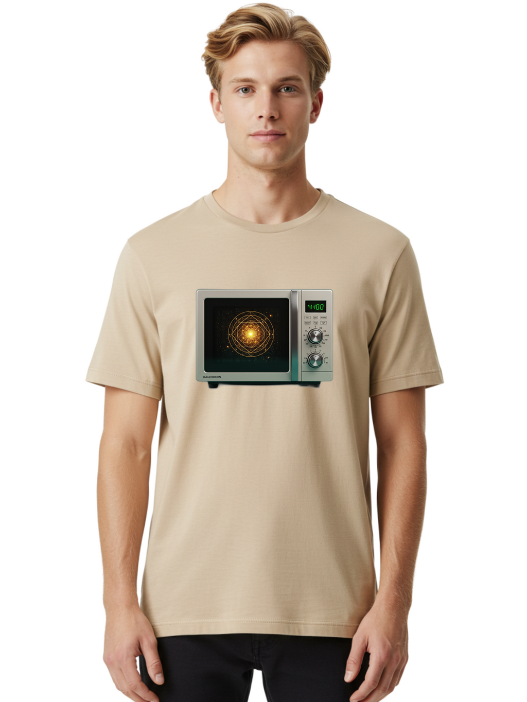 Balay-Microwave Men'S Graphic Tee, 100% Cotton, Comfortable Casual Summer Wear, Machine Washable, Vintage Camera, Old Camera, Antique Camera, Black Camera, Classic Photography, Photography Equipment, Nostalgic Device, Film Camera, Camera Art Bao105