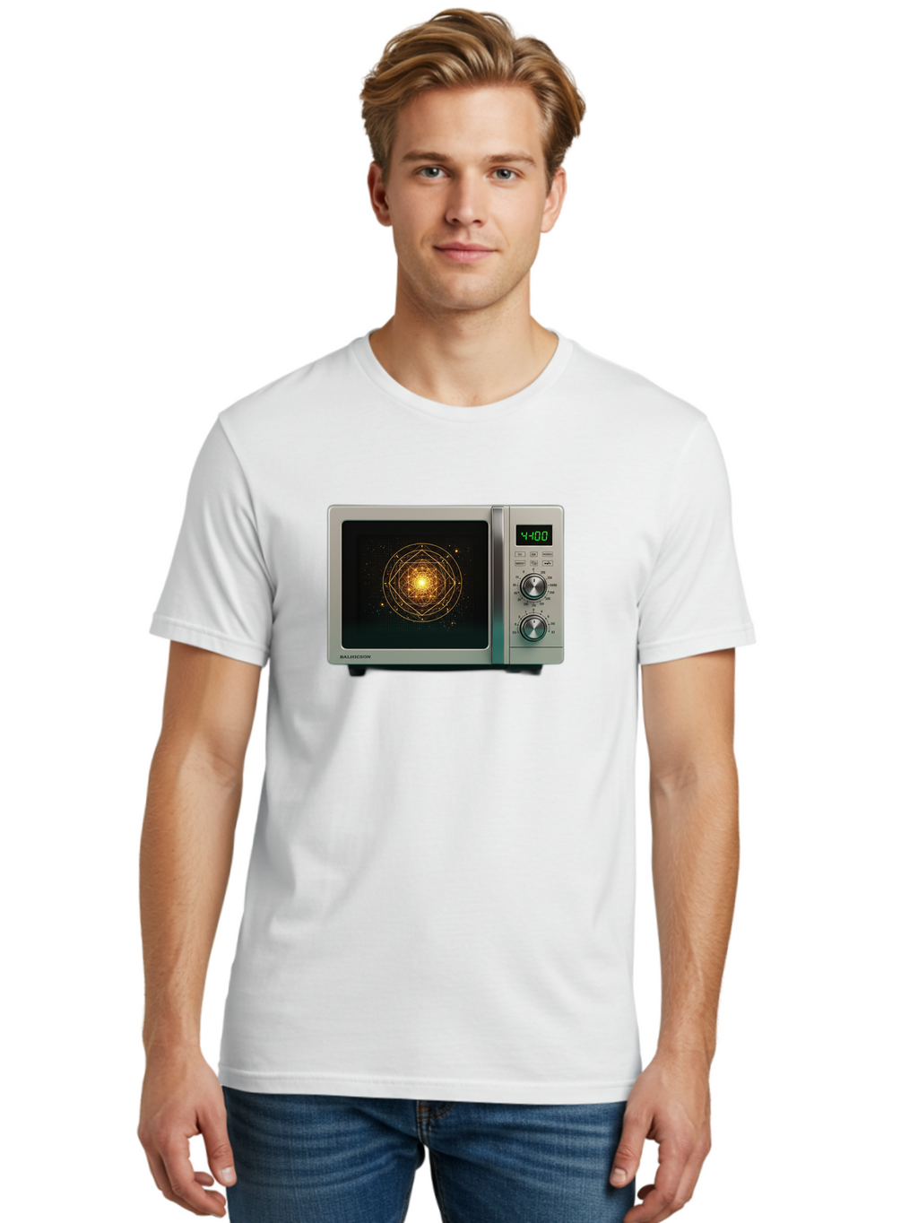 Balay-Microwave Men'S Graphic Tee, 100% Cotton, Comfortable Casual Summer Wear, Machine Washable, Vintage Camera, Old Camera, Antique Camera, Black Camera, Classic Photography, Photography Equipment, Nostalgic Device, Film Camera, Camera Art Bao105
