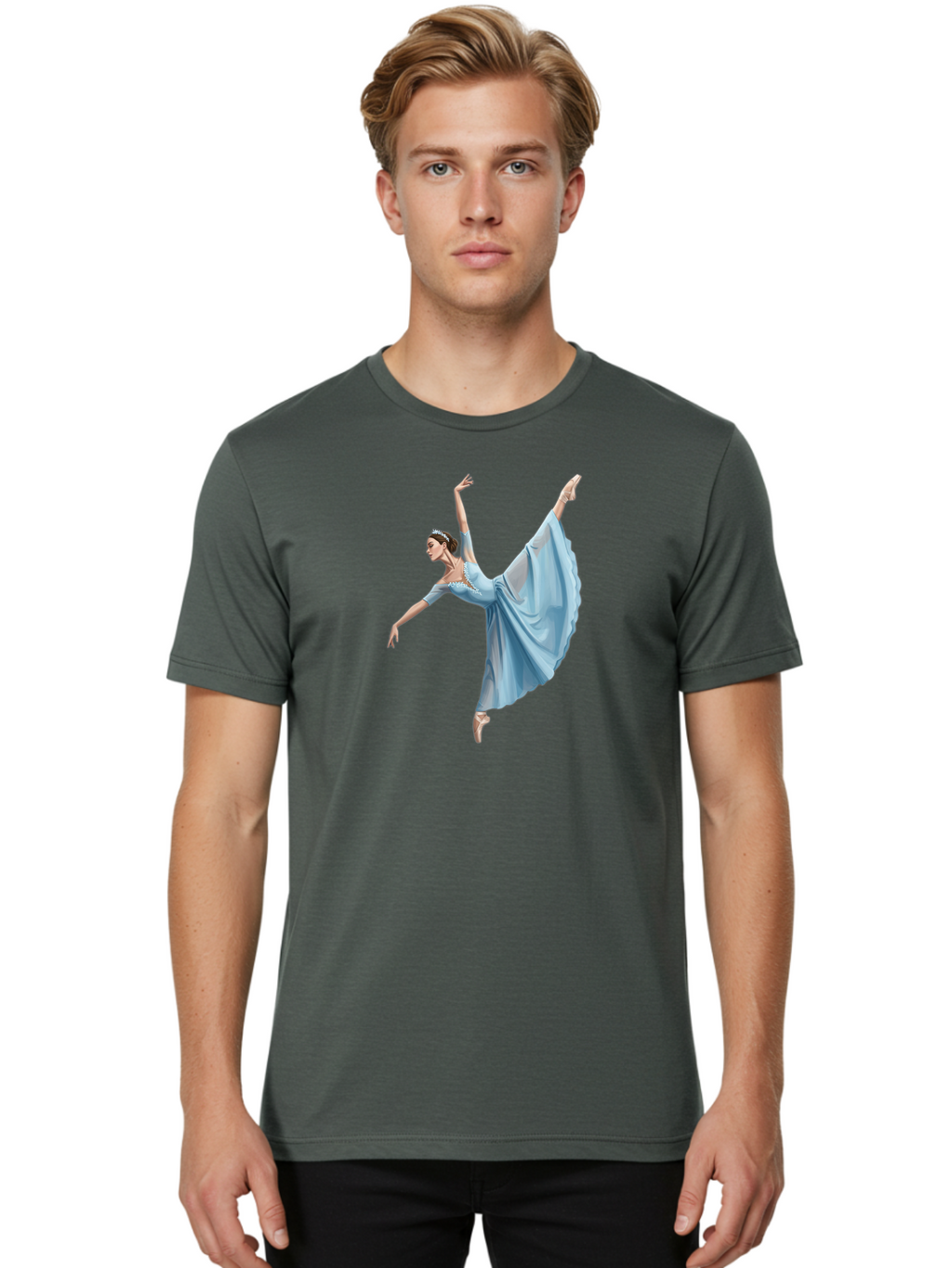 Ballerina-Dancing Men'S Graphic Tee, 100% Cotton, Comfortable Casual Summer Wear, Machine Washable, Vintage Camera, Old Camera, Antique Camera, Black Camera, Classic Photography, Photography Equipment, Nostalgic Device, Film Camera, Camera Art Bao106