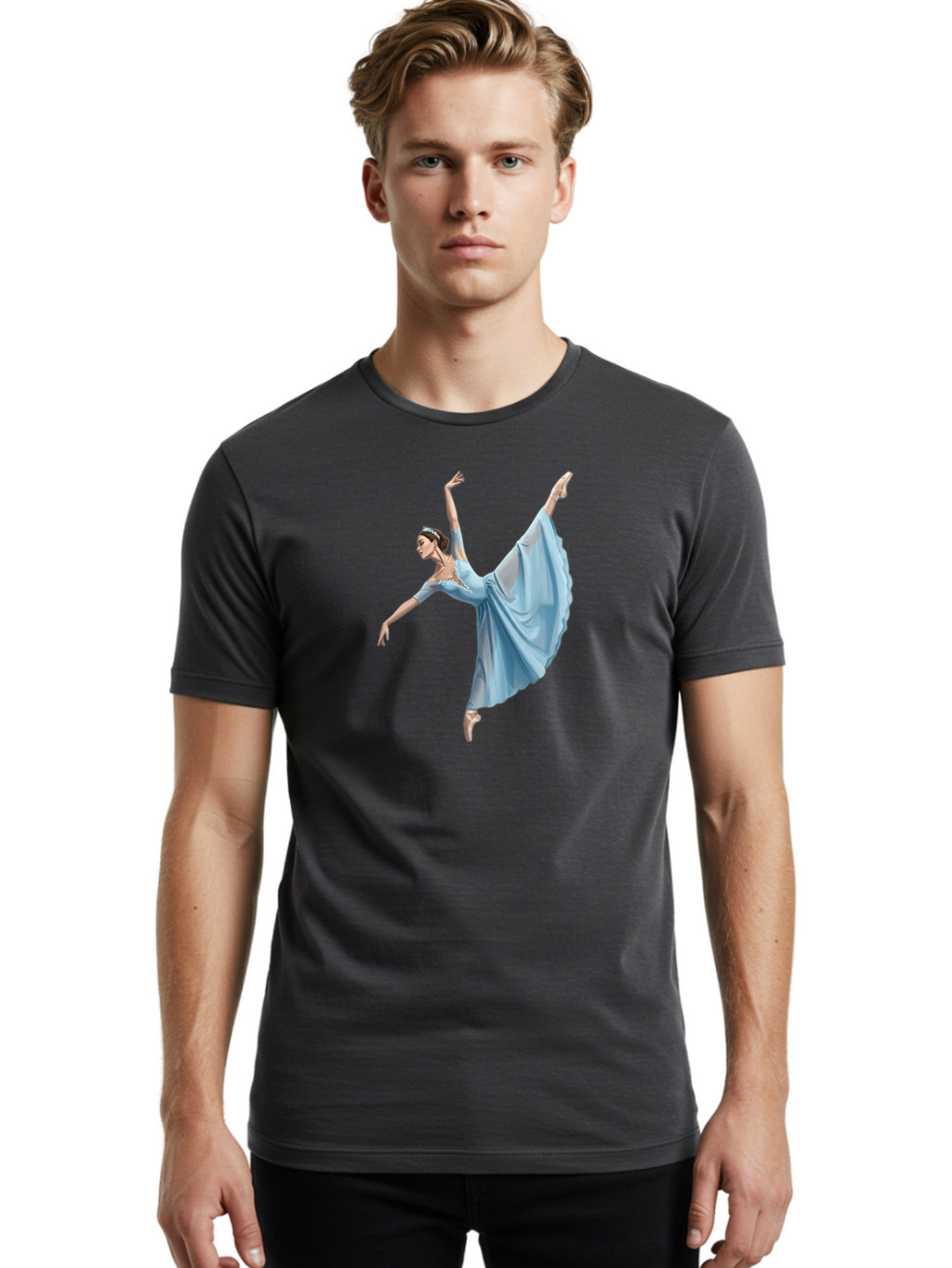 Ballerina-Dancing Men'S Graphic Tee, 100% Cotton, Comfortable Casual Summer Wear, Machine Washable, Vintage Camera, Old Camera, Antique Camera, Black Camera, Classic Photography, Photography Equipment, Nostalgic Device, Film Camera, Camera Art Bao106
