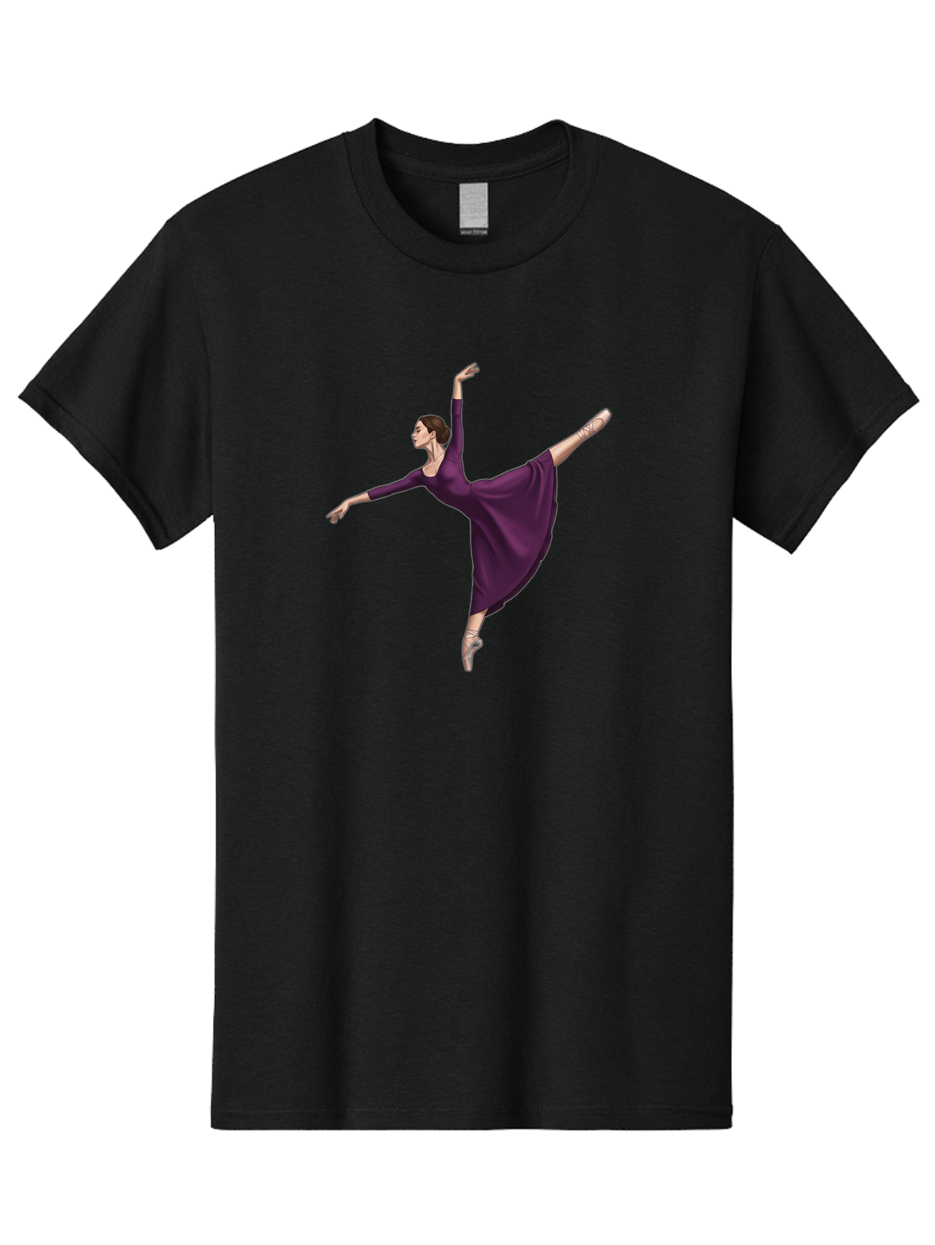 Ballerina-In-Purple Men'S Graphic Tee, 100% Cotton, Comfortable Casual Summer Wear, Machine Washable, Vintage Camera, Old Camera, Antique Camera, Black Camera, Classic Photography, Photography Equipment, Nostalgic Device, Film Camera, Bao107