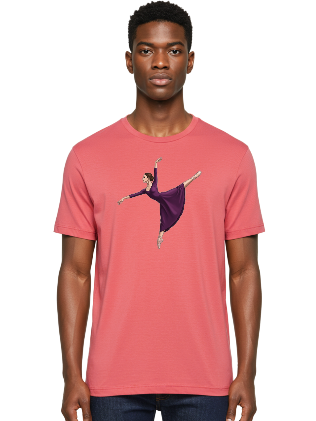 Ballerina-In-Purple Men'S Graphic Tee, 100% Cotton, Comfortable Casual Summer Wear, Machine Washable, Vintage Camera, Old Camera, Antique Camera, Black Camera, Classic Photography, Photography Equipment, Nostalgic Device, Film Camera, Bao107