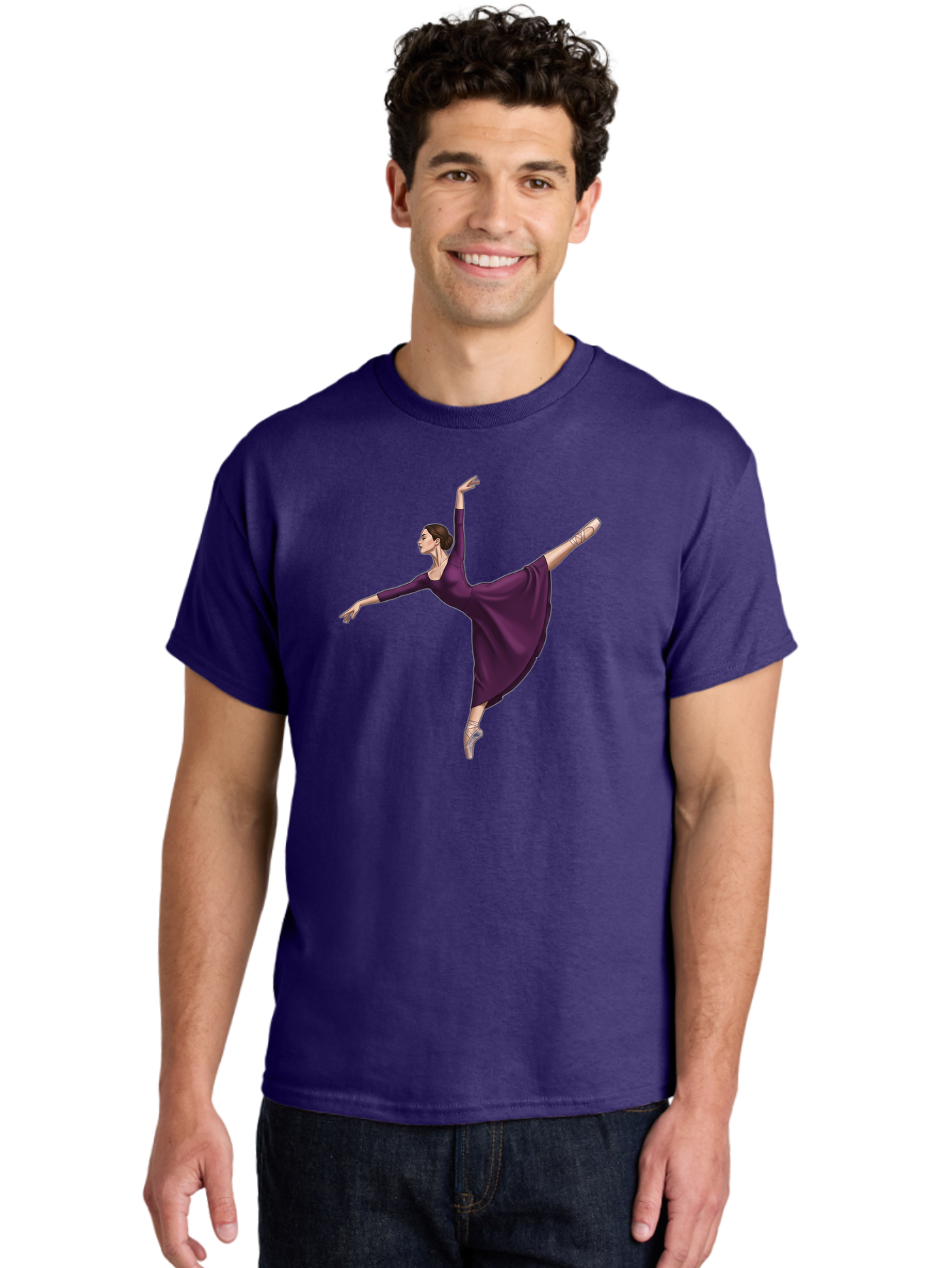 Ballerina-In-Purple Men'S Graphic Tee, 100% Cotton, Comfortable Casual Summer Wear, Machine Washable, Vintage Camera, Old Camera, Antique Camera, Black Camera, Classic Photography, Photography Equipment, Nostalgic Device, Film Camera, Bao107