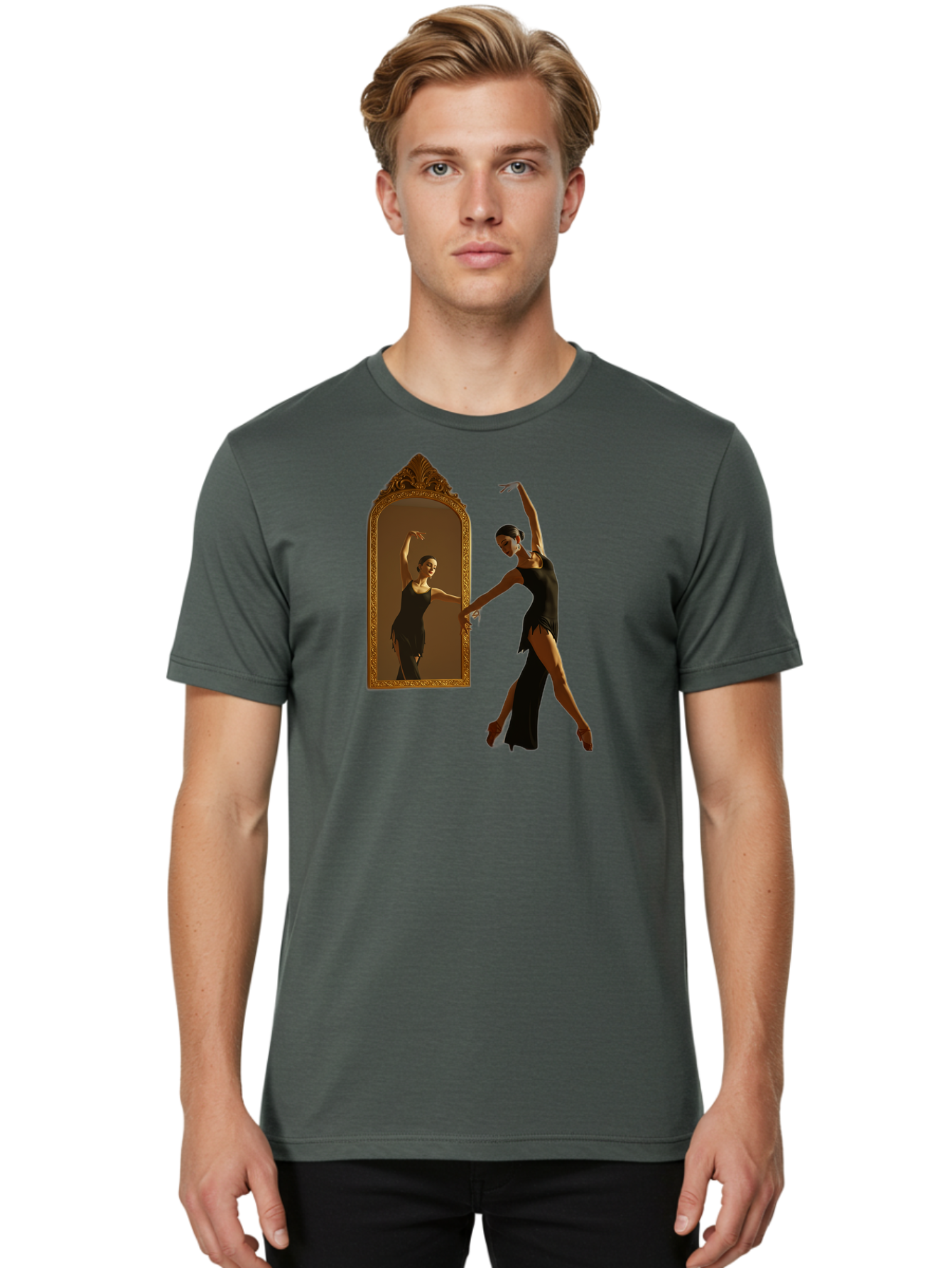 Ballerina Men'S Graphic Tee, 100% Cotton, Comfortable Casual Summer Wear, Machine Washable, Vintage Camera, Old Camera, Antique Camera, Black Camera, Classic Photography, Photography Equipment, Nostalgic Device, Film Camera, Camera Art Bao108