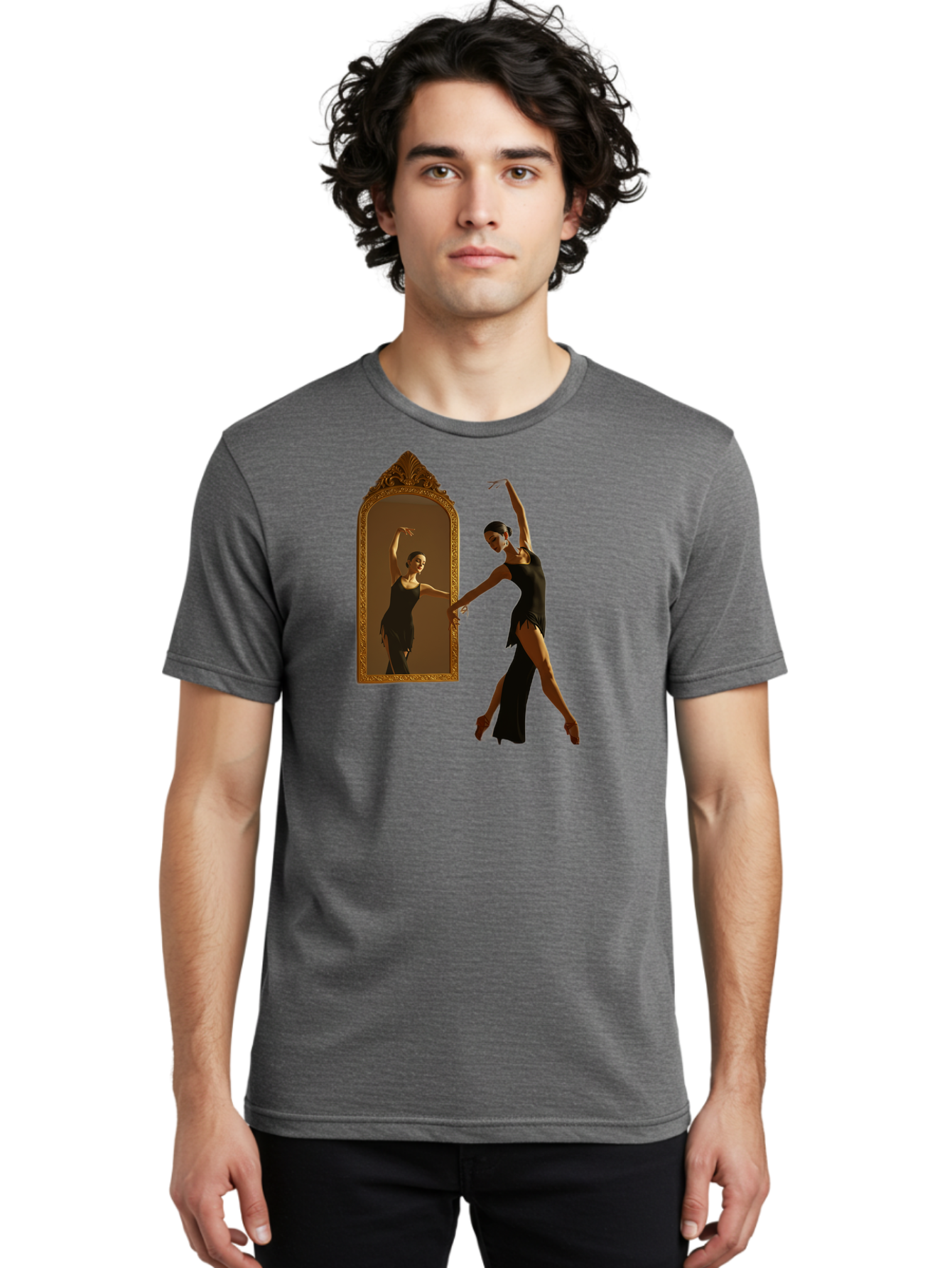 Ballerina Men'S Graphic Tee, 100% Cotton, Comfortable Casual Summer Wear, Machine Washable, Vintage Camera, Old Camera, Antique Camera, Black Camera, Classic Photography, Photography Equipment, Nostalgic Device, Film Camera, Camera Art Bao108