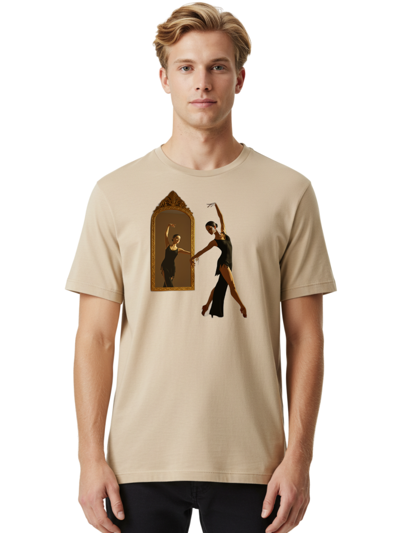Ballerina Men'S Graphic Tee, 100% Cotton, Comfortable Casual Summer Wear, Machine Washable, Vintage Camera, Old Camera, Antique Camera, Black Camera, Classic Photography, Photography Equipment, Nostalgic Device, Film Camera, Camera Art Bao108