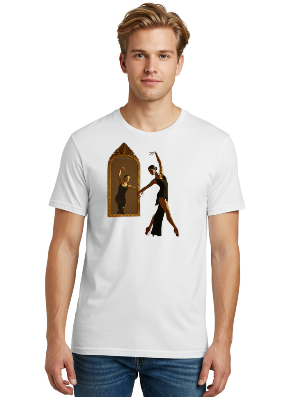 Ballerina Men'S Graphic Tee, 100% Cotton, Comfortable Casual Summer Wear, Machine Washable, Vintage Camera, Old Camera, Antique Camera, Black Camera, Classic Photography, Photography Equipment, Nostalgic Device, Film Camera, Camera Art Bao108