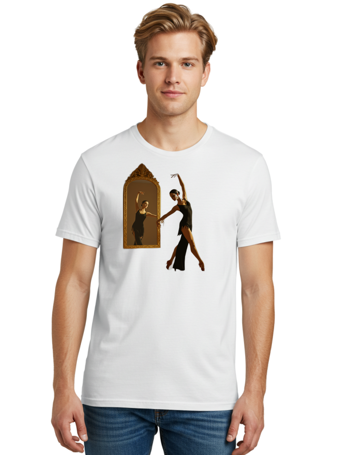 Ballerina Men'S Graphic Tee, 100% Cotton, Comfortable Casual Summer Wear, Machine Washable, Vintage Camera, Old Camera, Antique Camera, Black Camera, Classic Photography, Photography Equipment, Nostalgic Device, Film Camera, Camera Art Bao108