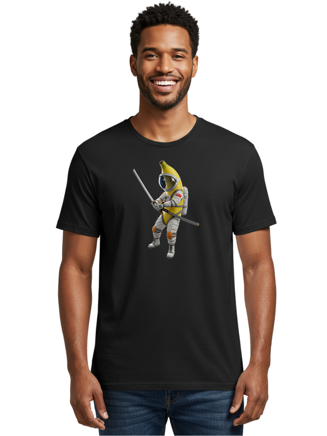 Banana-Astronaut Men'S Graphic Tee, 100% Cotton, Comfortable Casual Summer Wear, Machine Washable, Vintage Camera, Old Camera, Antique Camera, Black Camera, Classic Photography, Photography Equipment, Nostalgic Device, Film Camera, Camera Art Bao109
