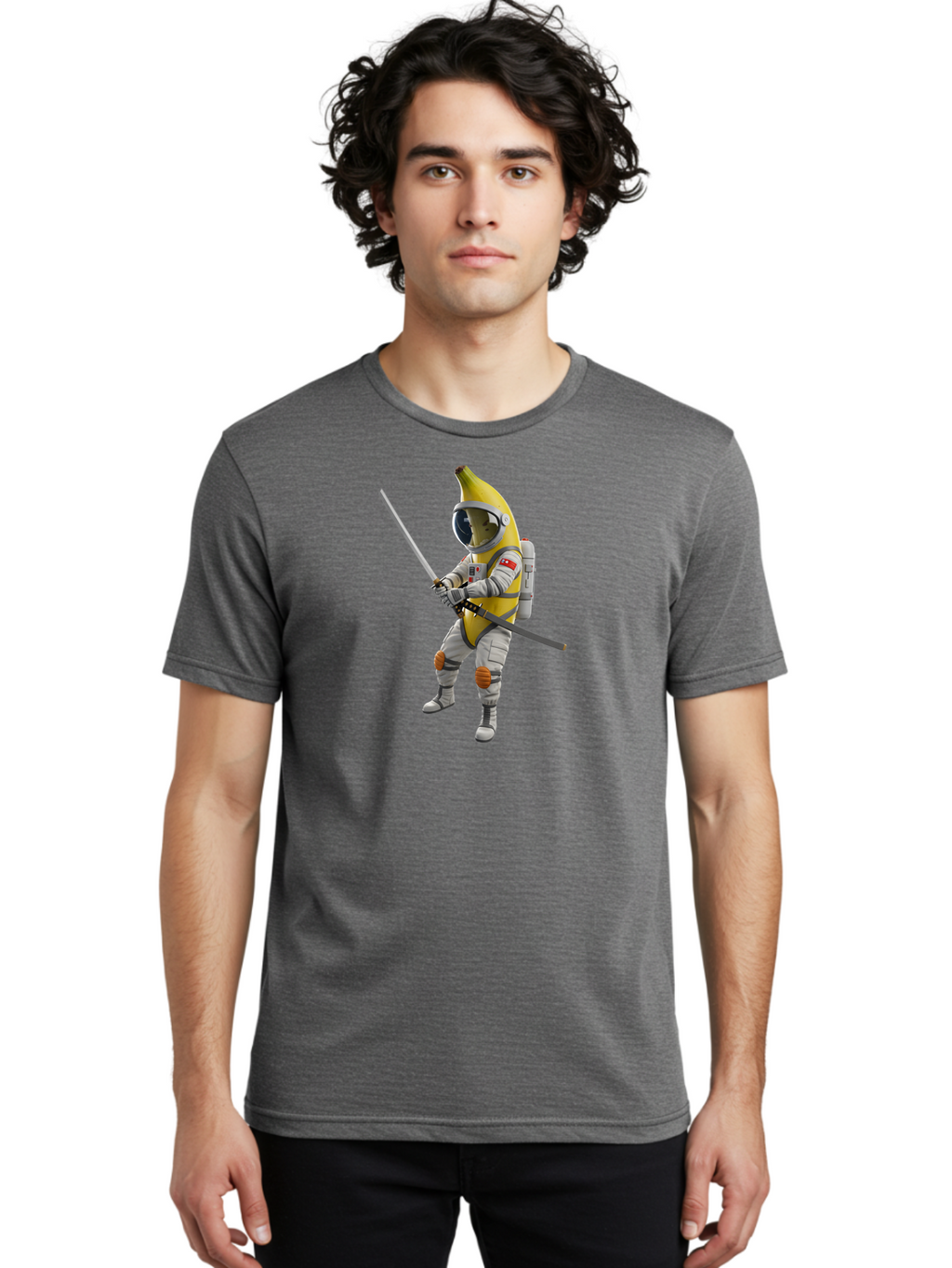 Banana-Astronaut Men'S Graphic Tee, 100% Cotton, Comfortable Casual Summer Wear, Machine Washable, Vintage Camera, Old Camera, Antique Camera, Black Camera, Classic Photography, Photography Equipment, Nostalgic Device, Film Camera, Camera Art Bao109