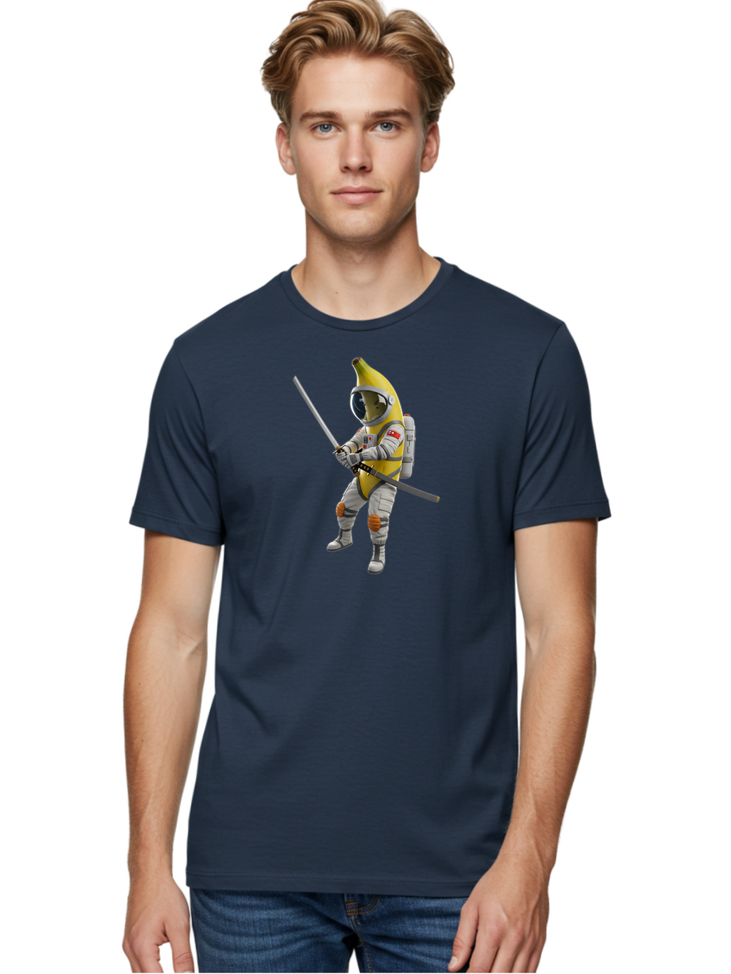 Banana-Astronaut Men'S Graphic Tee, 100% Cotton, Comfortable Casual Summer Wear, Machine Washable, Vintage Camera, Old Camera, Antique Camera, Black Camera, Classic Photography, Photography Equipment, Nostalgic Device, Film Camera, Camera Art Bao109