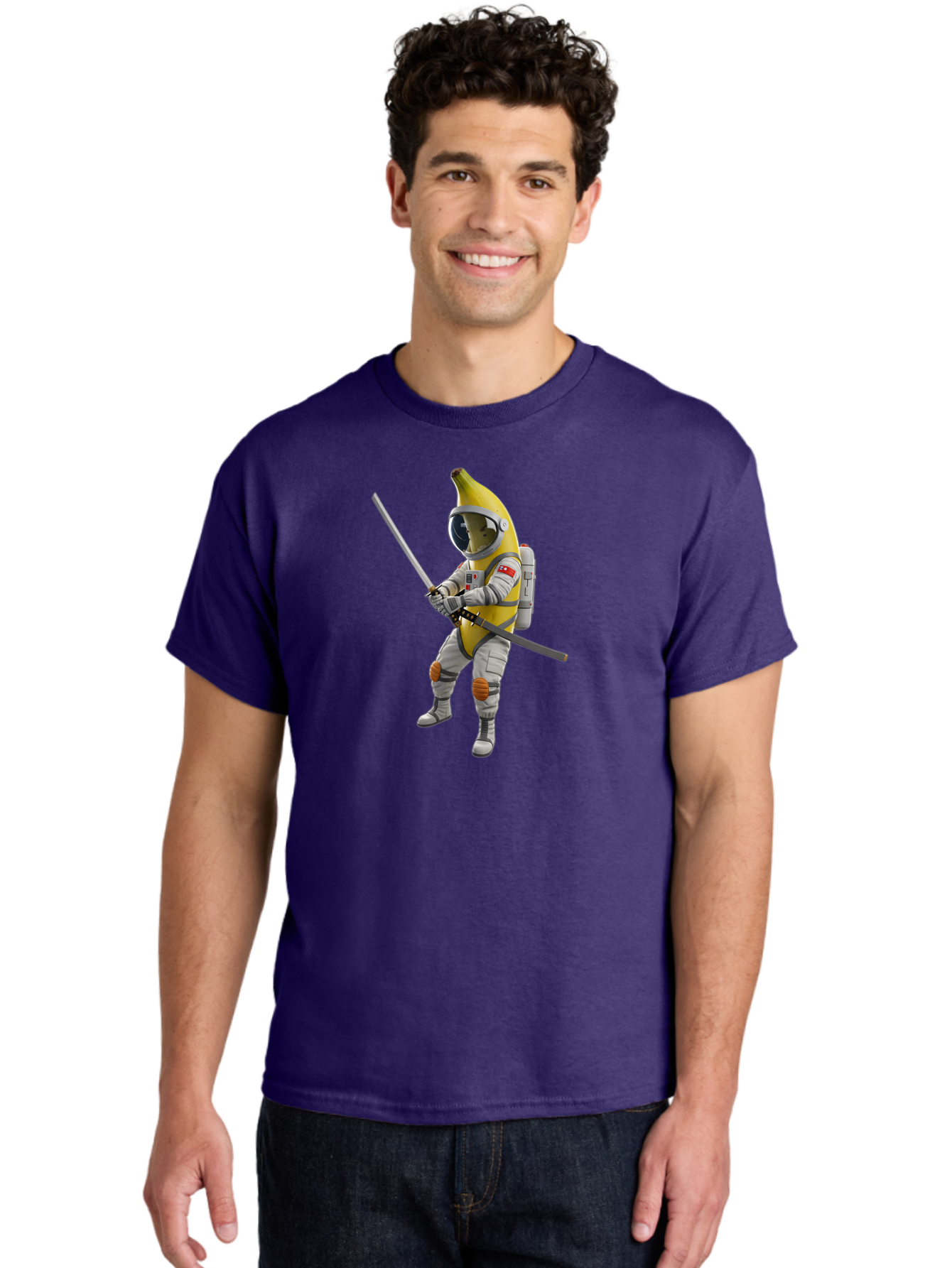 Banana-Astronaut Men'S Graphic Tee, 100% Cotton, Comfortable Casual Summer Wear, Machine Washable, Vintage Camera, Old Camera, Antique Camera, Black Camera, Classic Photography, Photography Equipment, Nostalgic Device, Film Camera, Camera Art Bao109