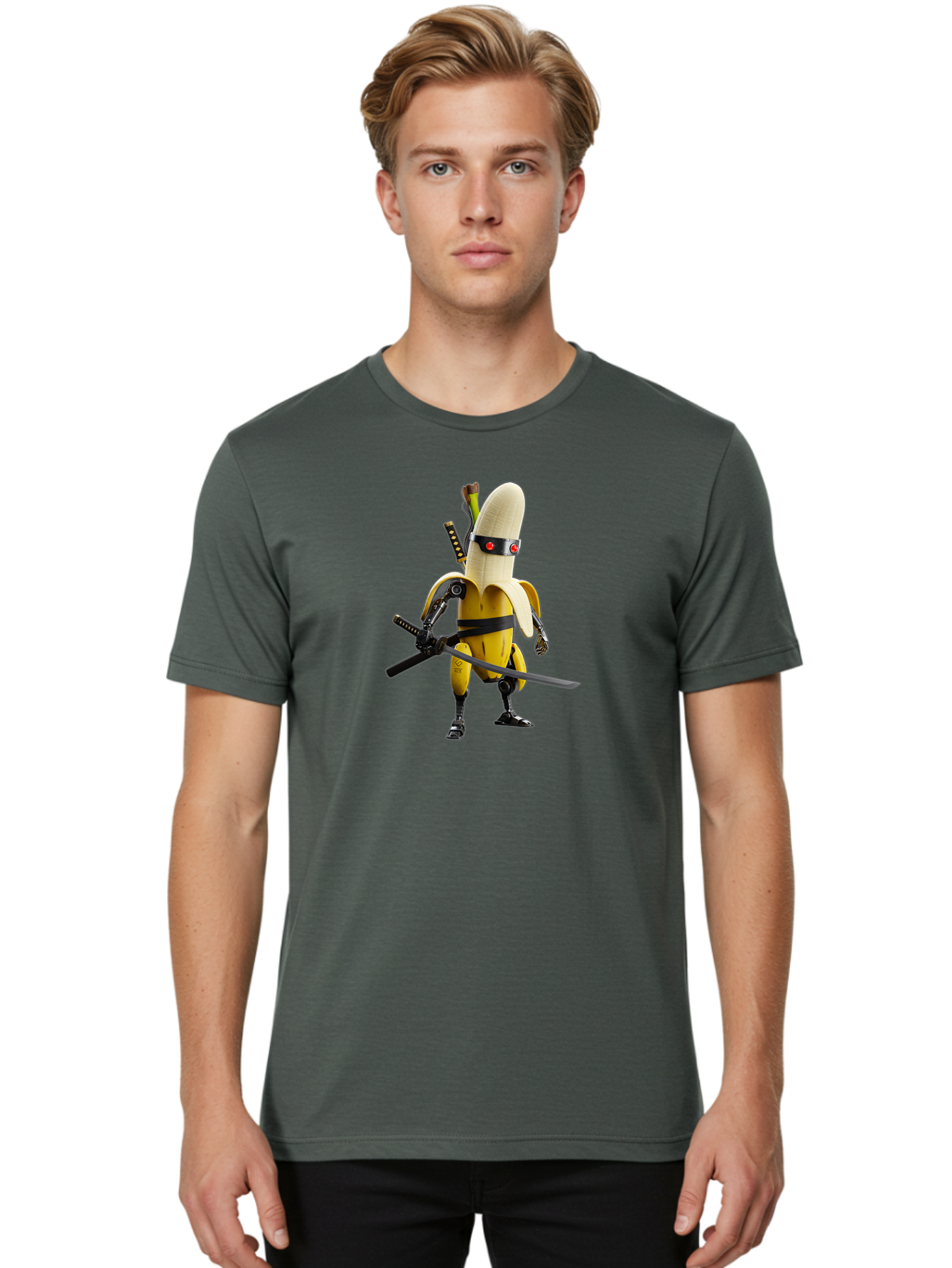 Banana-Ninja Men'S Graphic Tee, 100% Cotton, Comfortable Casual Summer Wear, Machine Washable, Vintage Camera, Old Camera, Antique Camera, Black Camera, Classic Photography, Photography Equipment, Nostalgic Device, Film Camera, Camera Art Bao111