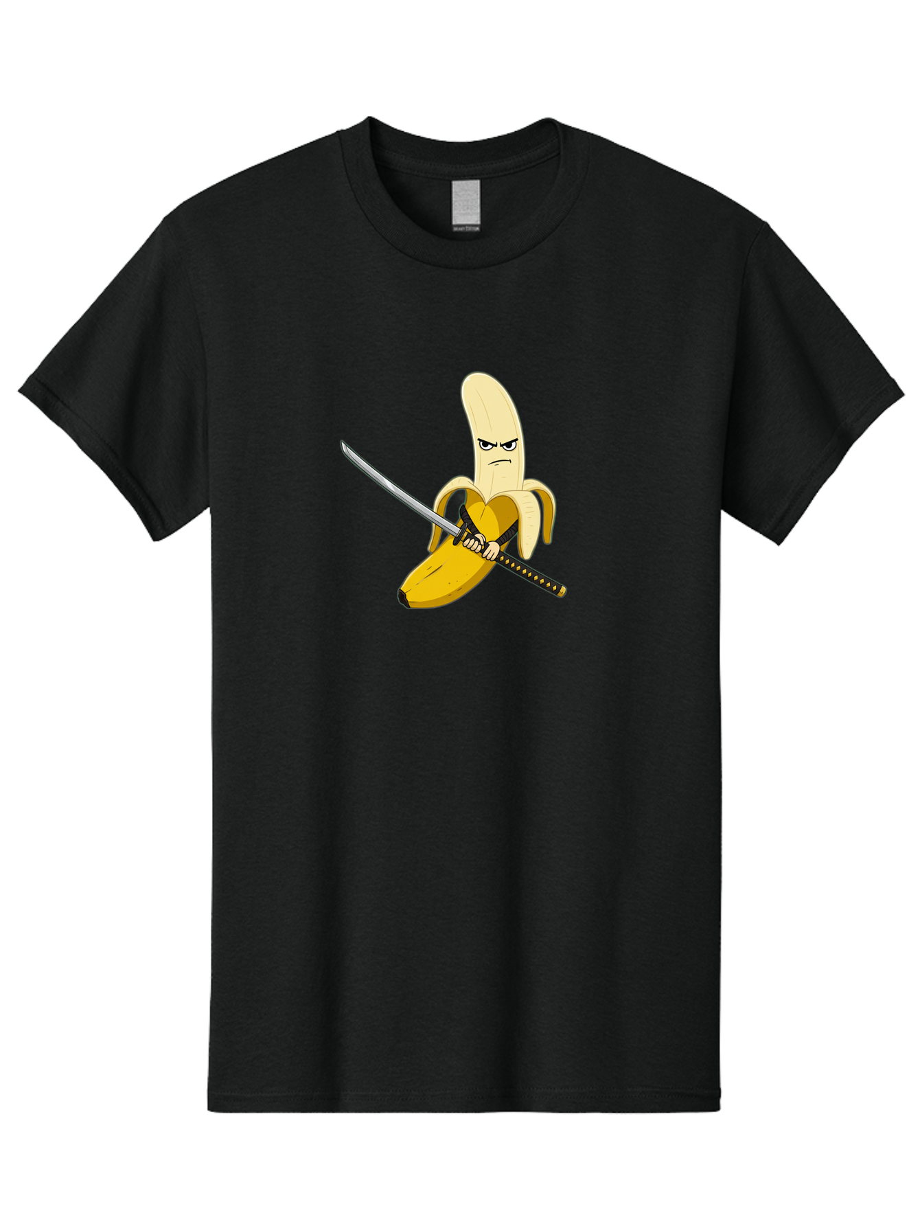 Banana-Samurai-1 Men'S Graphic Tee, 100% Cotton, Comfortable Casual Summer Wear, Machine Washable, Vintage Camera, Old Camera, Antique Camera, Black Camera, Classic Photography, Photography Equipment, Nostalgic Device, Film Camera, Camera Art Bao112