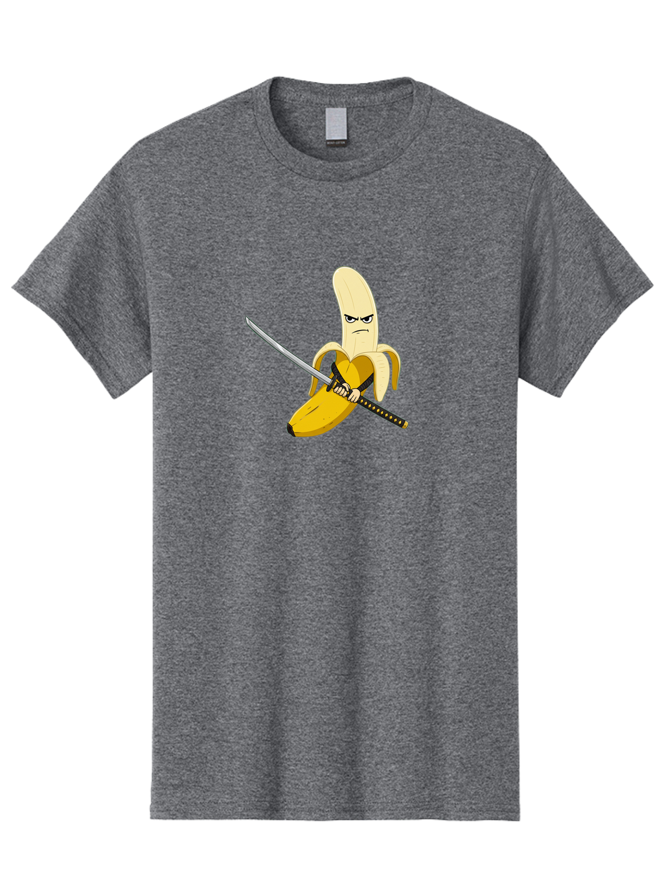 Banana-Samurai-1 Men'S Graphic Tee, 100% Cotton, Comfortable Casual Summer Wear, Machine Washable, Vintage Camera, Old Camera, Antique Camera, Black Camera, Classic Photography, Photography Equipment, Nostalgic Device, Film Camera, Camera Art Bao112