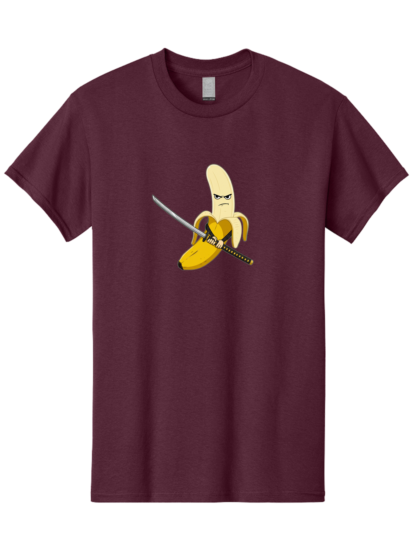 Banana-Samurai-1 Men'S Graphic Tee, 100% Cotton, Comfortable Casual Summer Wear, Machine Washable, Vintage Camera, Old Camera, Antique Camera, Black Camera, Classic Photography, Photography Equipment, Nostalgic Device, Film Camera, Camera Art Bao112