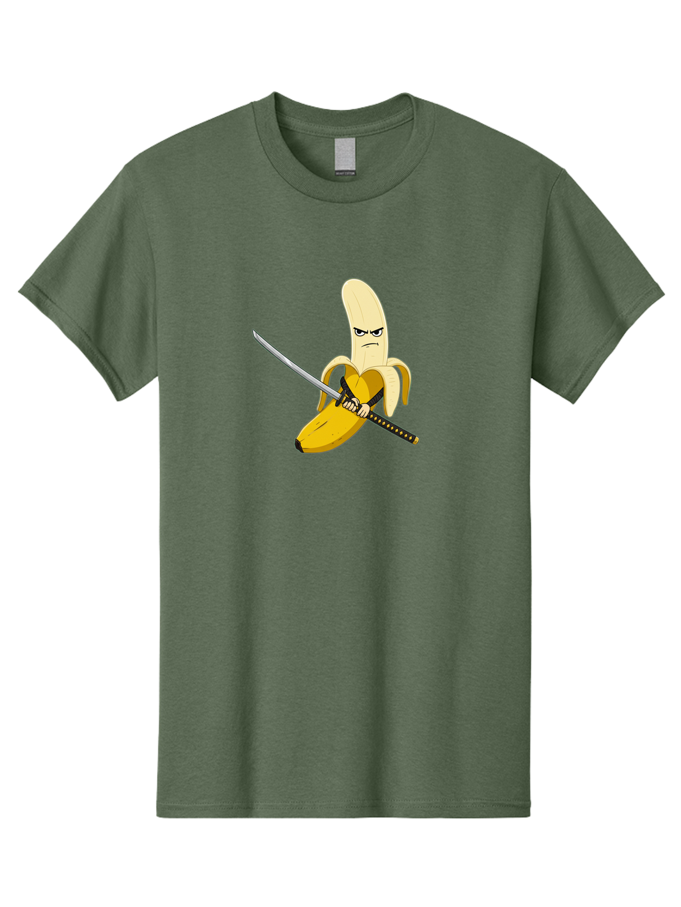 Banana-Samurai-1 Men'S Graphic Tee, 100% Cotton, Comfortable Casual Summer Wear, Machine Washable, Vintage Camera, Old Camera, Antique Camera, Black Camera, Classic Photography, Photography Equipment, Nostalgic Device, Film Camera, Camera Art Bao112
