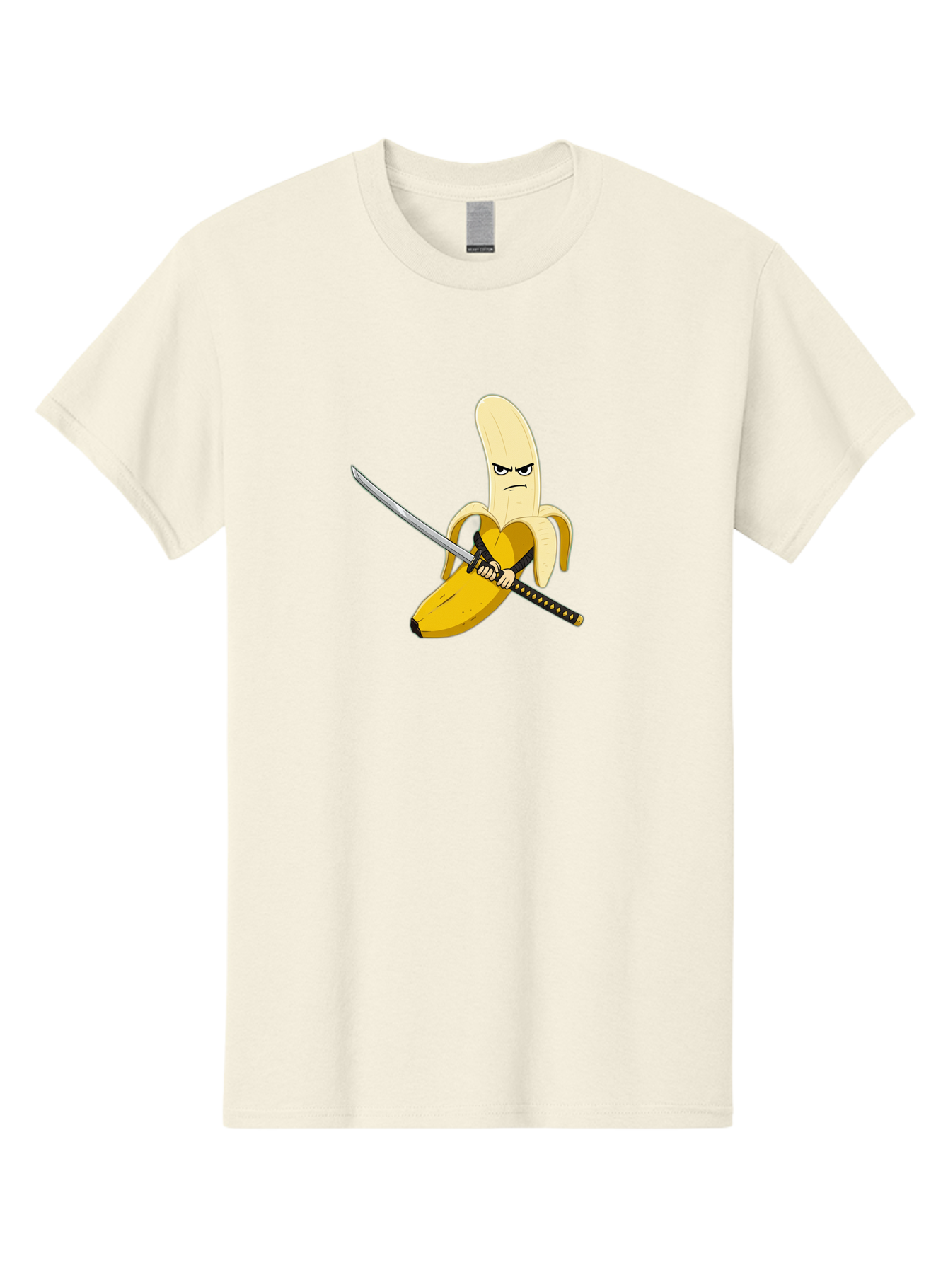 Banana-Samurai-1 Men'S Graphic Tee, 100% Cotton, Comfortable Casual Summer Wear, Machine Washable, Vintage Camera, Old Camera, Antique Camera, Black Camera, Classic Photography, Photography Equipment, Nostalgic Device, Film Camera, Camera Art Bao112