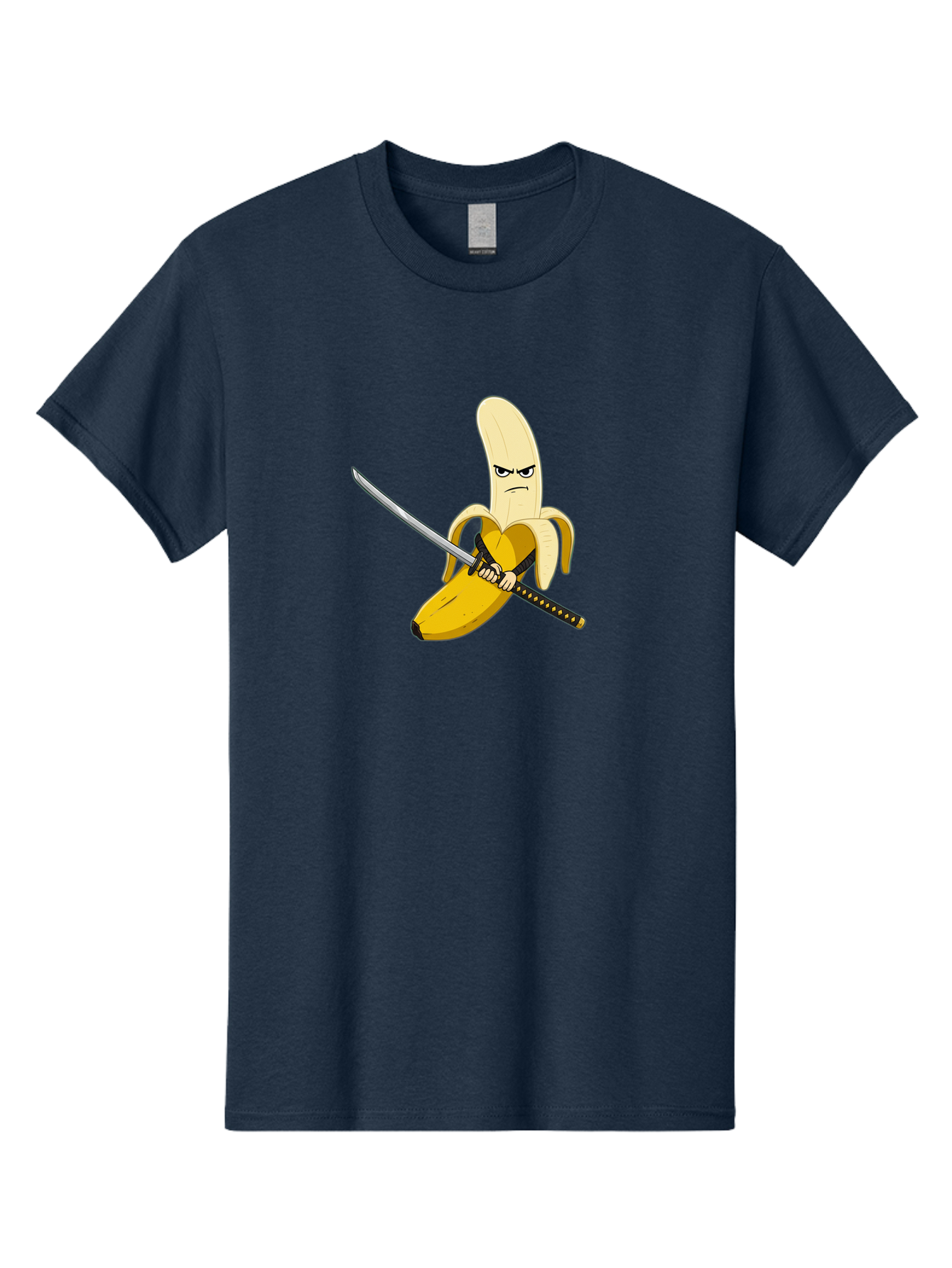 Banana-Samurai-1 Men'S Graphic Tee, 100% Cotton, Comfortable Casual Summer Wear, Machine Washable, Vintage Camera, Old Camera, Antique Camera, Black Camera, Classic Photography, Photography Equipment, Nostalgic Device, Film Camera, Camera Art Bao112
