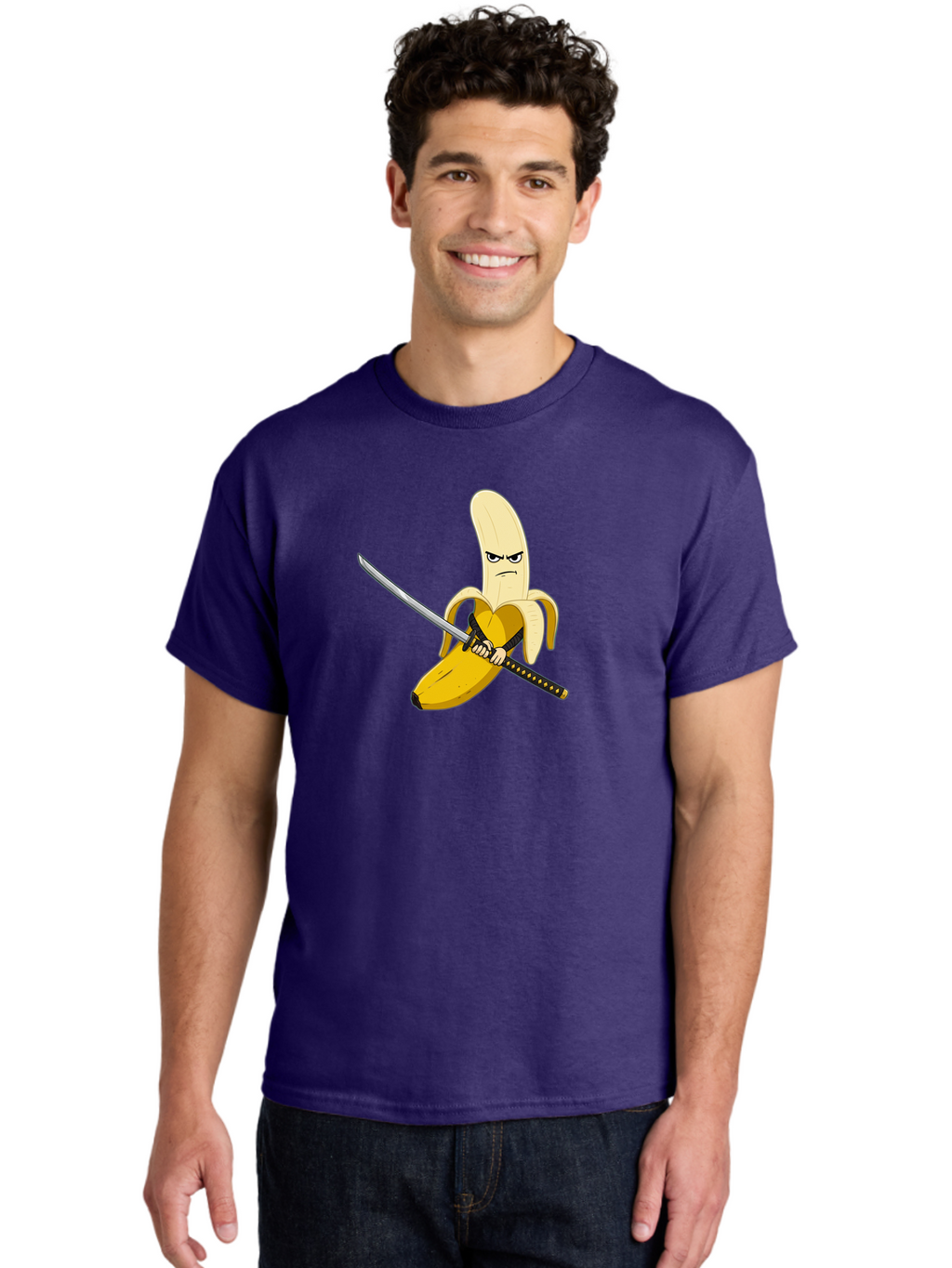 Banana-Samurai-1 Men'S Graphic Tee, 100% Cotton, Comfortable Casual Summer Wear, Machine Washable, Vintage Camera, Old Camera, Antique Camera, Black Camera, Classic Photography, Photography Equipment, Nostalgic Device, Film Camera, Camera Art Bao112