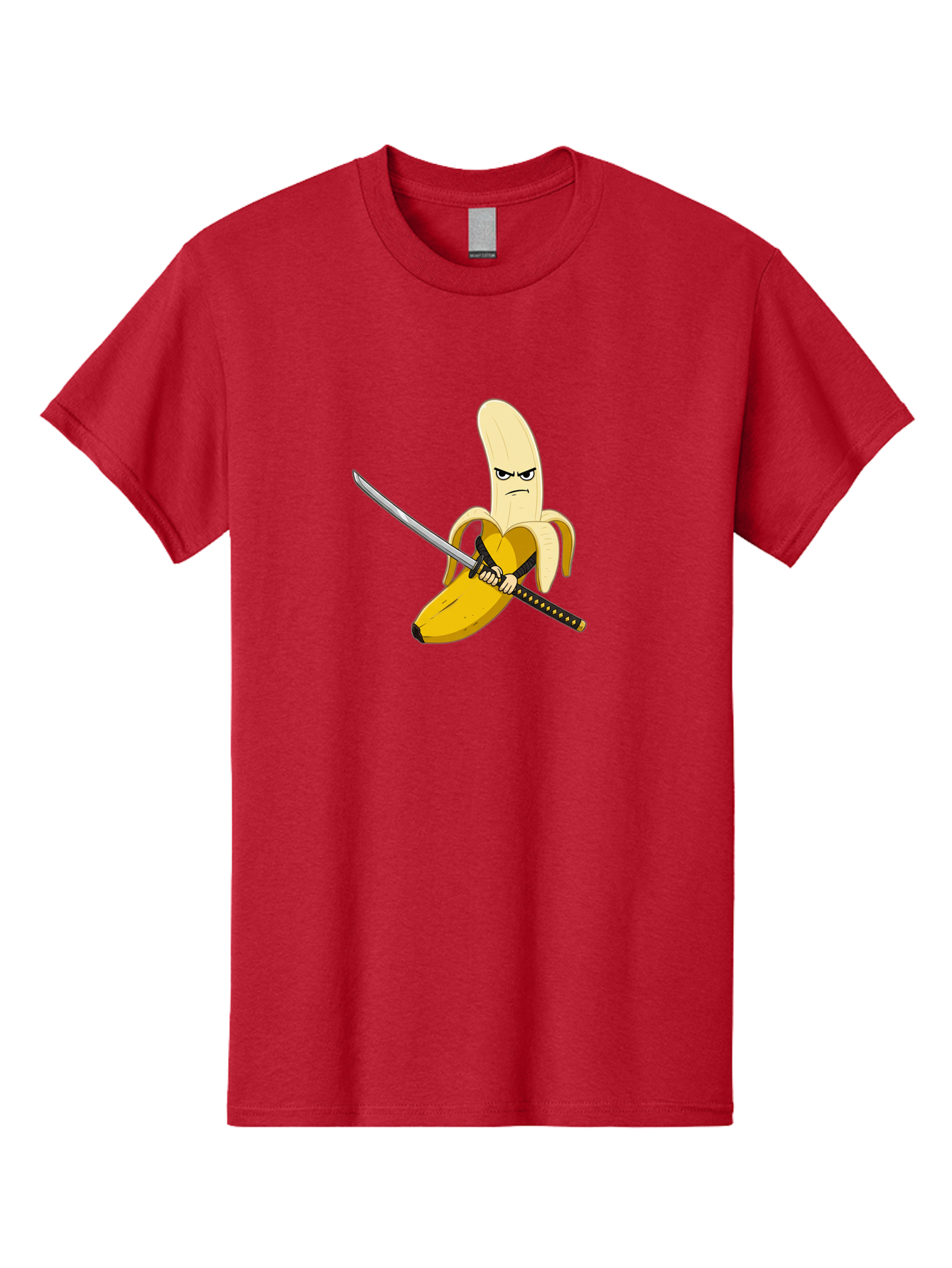 Banana-Samurai-1 Men'S Graphic Tee, 100% Cotton, Comfortable Casual Summer Wear, Machine Washable, Vintage Camera, Old Camera, Antique Camera, Black Camera, Classic Photography, Photography Equipment, Nostalgic Device, Film Camera, Camera Art Bao112