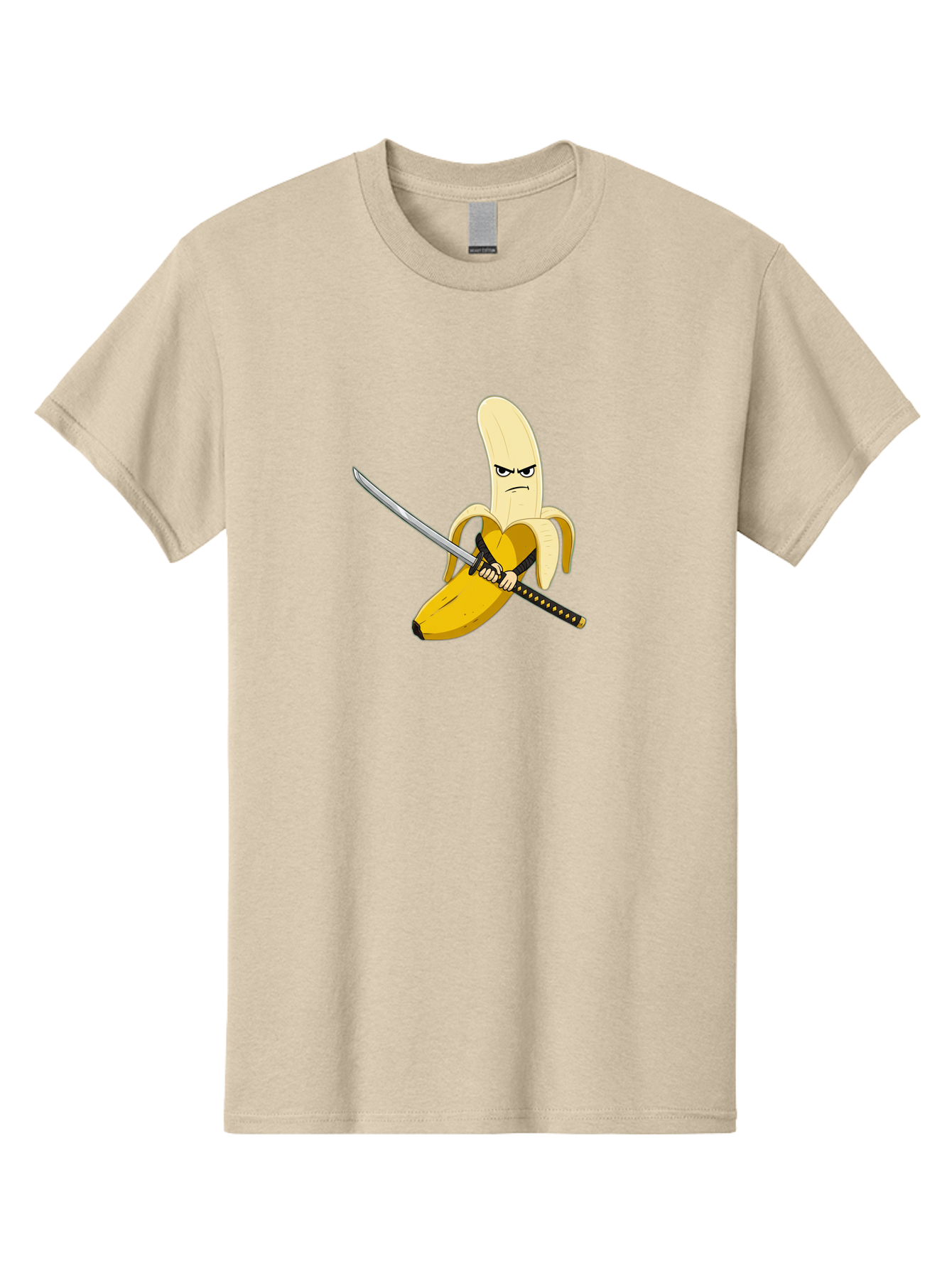 Banana-Samurai-1 Men'S Graphic Tee, 100% Cotton, Comfortable Casual Summer Wear, Machine Washable, Vintage Camera, Old Camera, Antique Camera, Black Camera, Classic Photography, Photography Equipment, Nostalgic Device, Film Camera, Camera Art Bao112