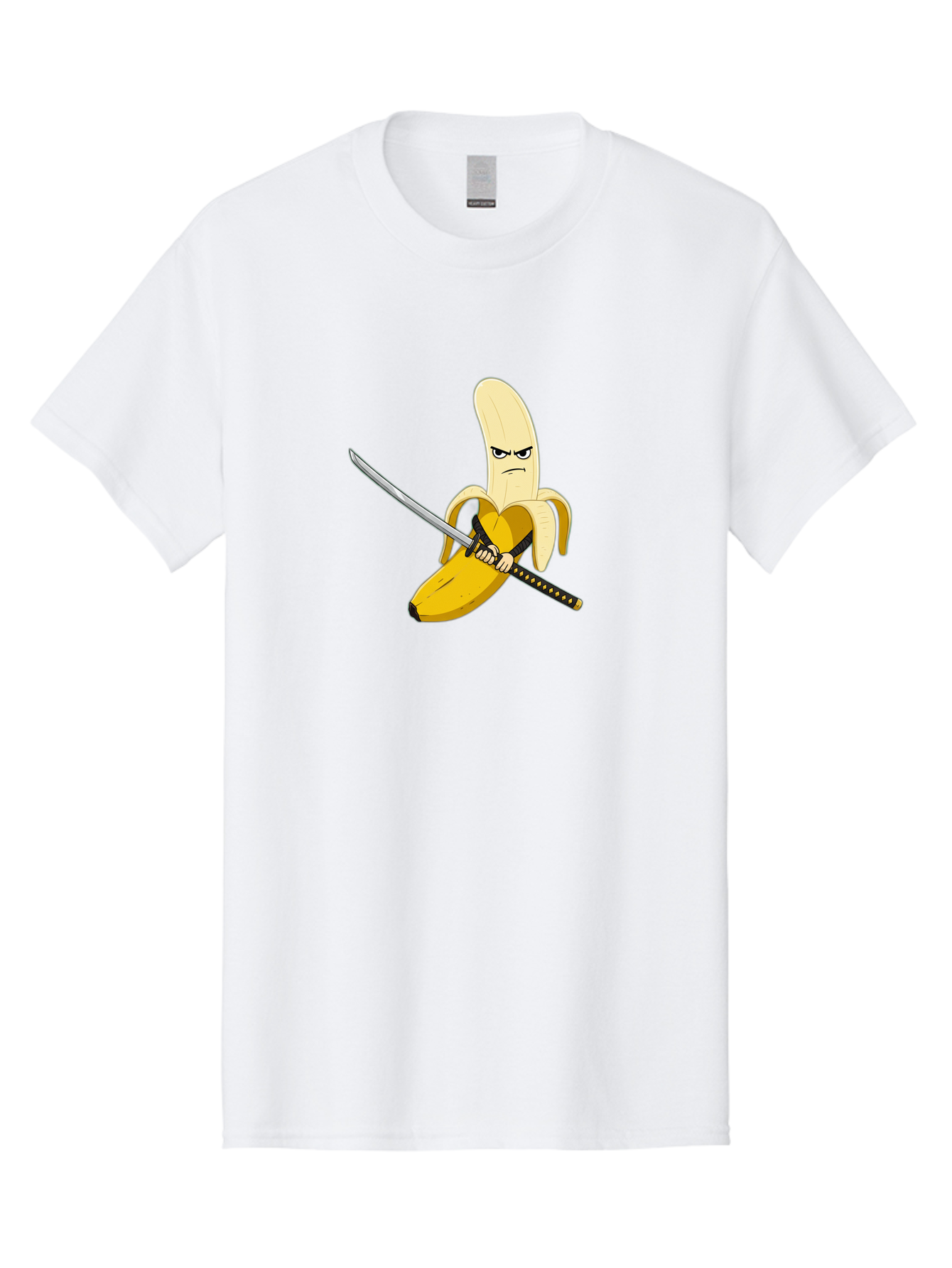 Banana-Samurai-1 Men'S Graphic Tee, 100% Cotton, Comfortable Casual Summer Wear, Machine Washable, Vintage Camera, Old Camera, Antique Camera, Black Camera, Classic Photography, Photography Equipment, Nostalgic Device, Film Camera, Camera Art Bao112