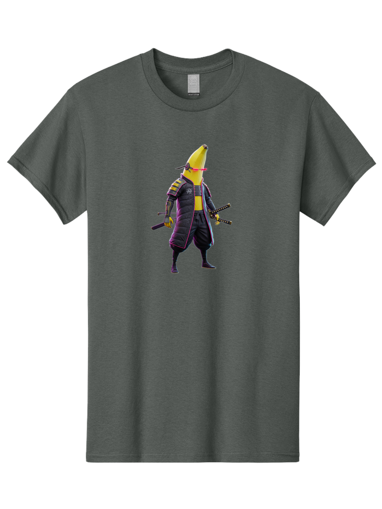 Banana-Samurai-2 Men'S Graphic Tee, 100% Cotton, Comfortable Casual Summer Wear, Machine Washable, Vintage Camera, Old Camera, Antique Camera, Black Camera, Classic Photography, Photography Equipment, Nostalgic Device, Film Camera, Camera Art Bao113