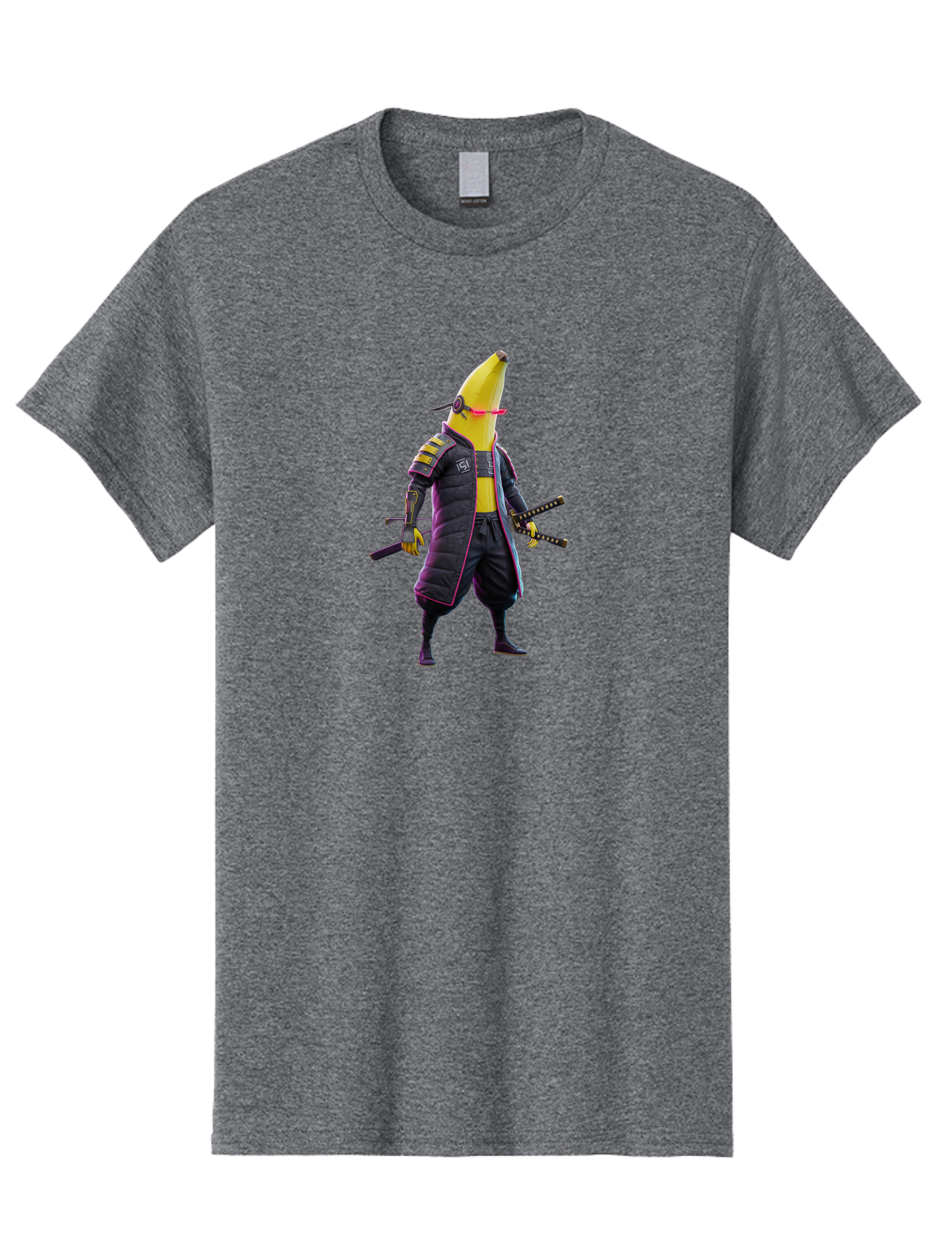 Banana-Samurai-2 Men'S Graphic Tee, 100% Cotton, Comfortable Casual Summer Wear, Machine Washable, Vintage Camera, Old Camera, Antique Camera, Black Camera, Classic Photography, Photography Equipment, Nostalgic Device, Film Camera, Camera Art Bao113