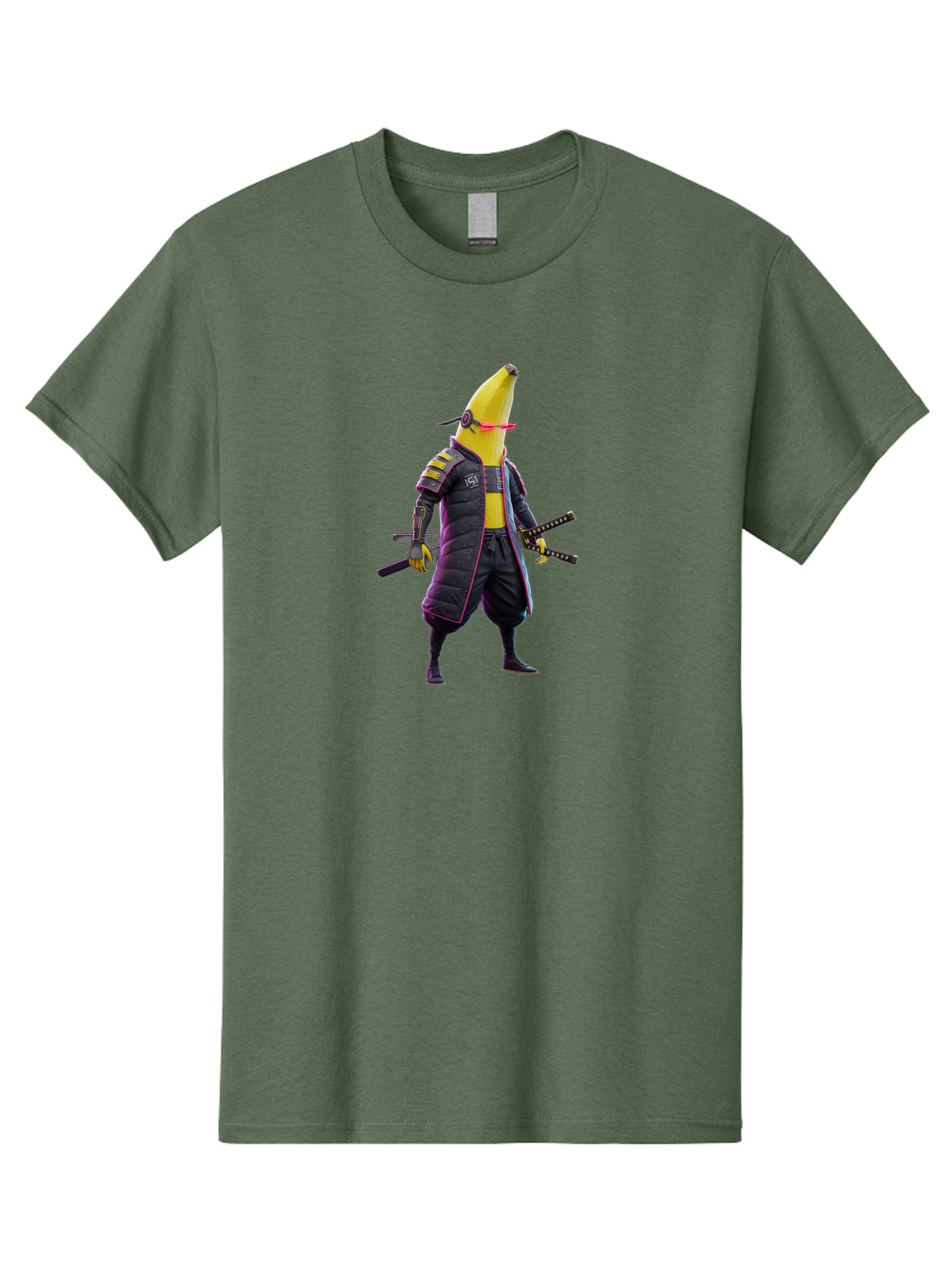 Banana-Samurai-2 Men'S Graphic Tee, 100% Cotton, Comfortable Casual Summer Wear, Machine Washable, Vintage Camera, Old Camera, Antique Camera, Black Camera, Classic Photography, Photography Equipment, Nostalgic Device, Film Camera, Camera Art Bao113