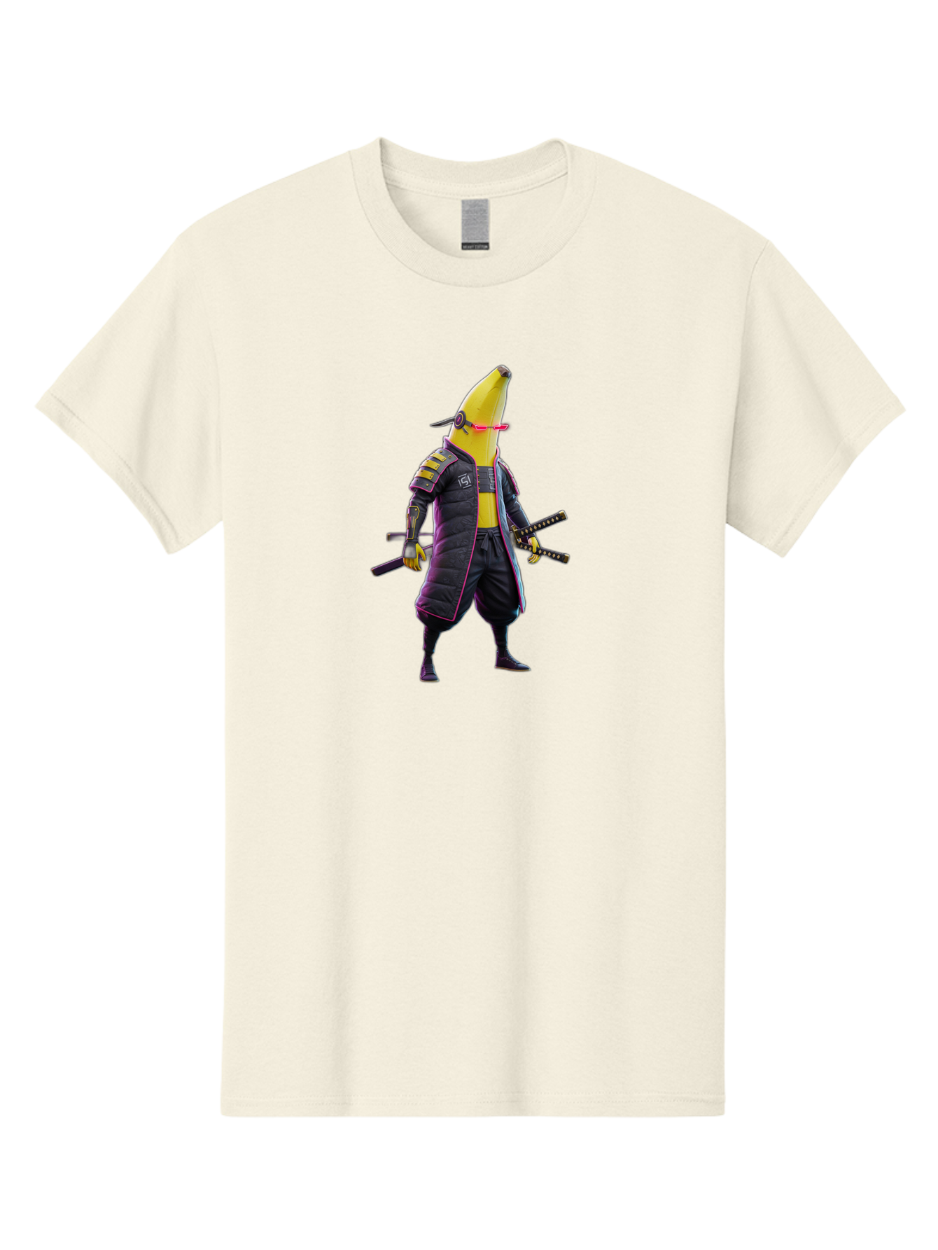 Banana-Samurai-2 Men'S Graphic Tee, 100% Cotton, Comfortable Casual Summer Wear, Machine Washable, Vintage Camera, Old Camera, Antique Camera, Black Camera, Classic Photography, Photography Equipment, Nostalgic Device, Film Camera, Camera Art Bao113