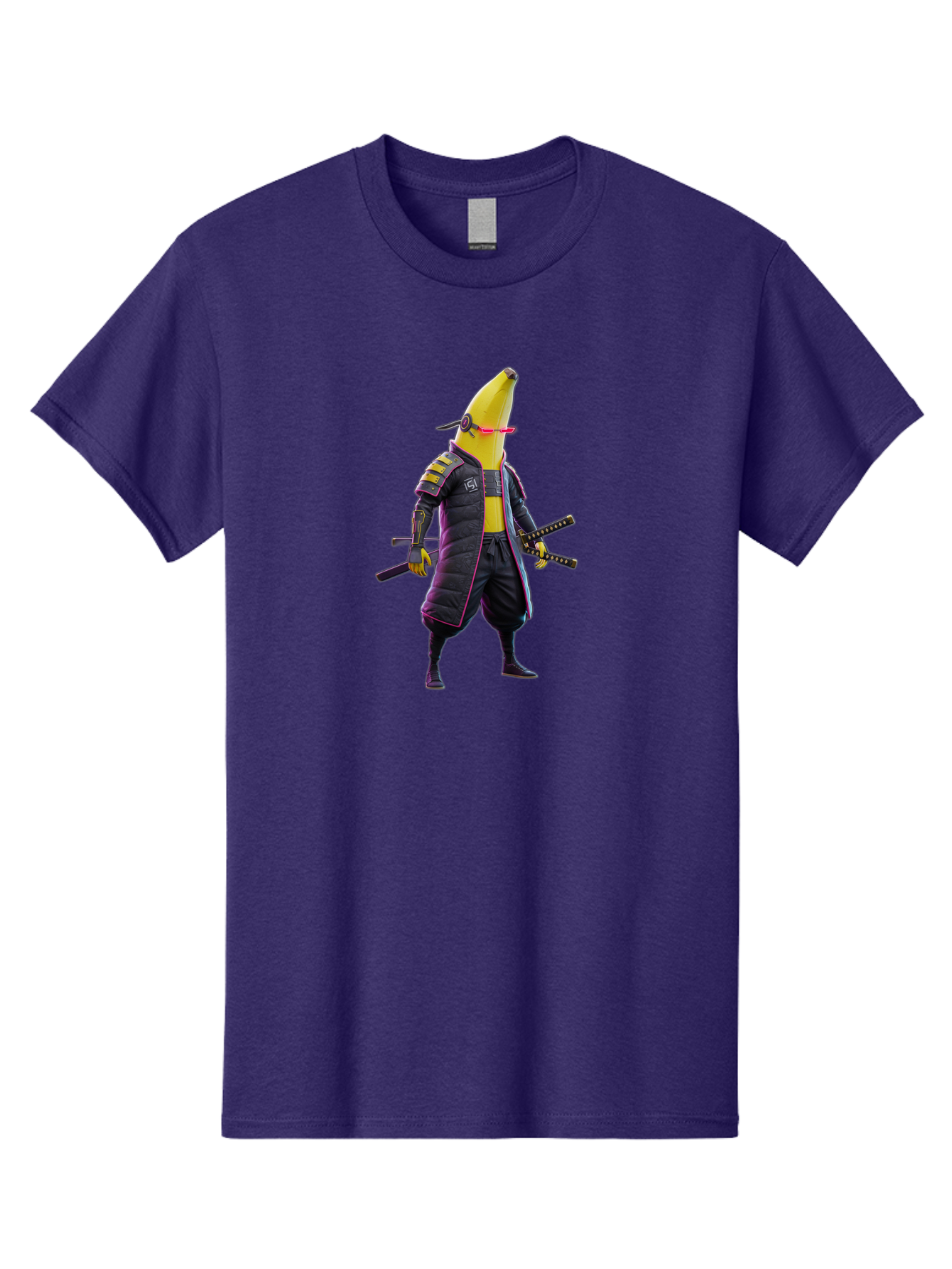 Banana-Samurai-2 Men'S Graphic Tee, 100% Cotton, Comfortable Casual Summer Wear, Machine Washable, Vintage Camera, Old Camera, Antique Camera, Black Camera, Classic Photography, Photography Equipment, Nostalgic Device, Film Camera, Camera Art Bao113