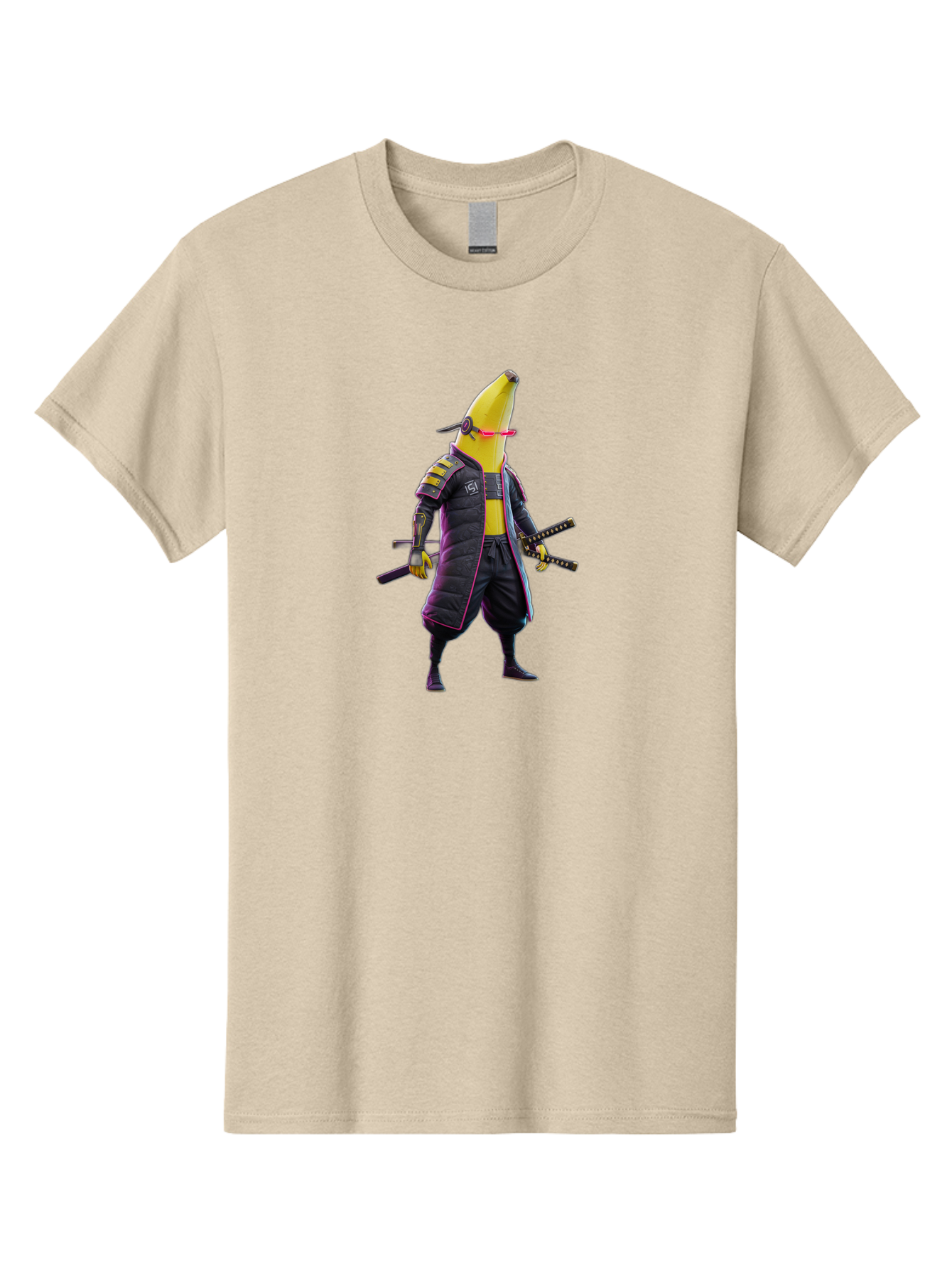 Banana-Samurai-2 Men'S Graphic Tee, 100% Cotton, Comfortable Casual Summer Wear, Machine Washable, Vintage Camera, Old Camera, Antique Camera, Black Camera, Classic Photography, Photography Equipment, Nostalgic Device, Film Camera, Camera Art Bao113