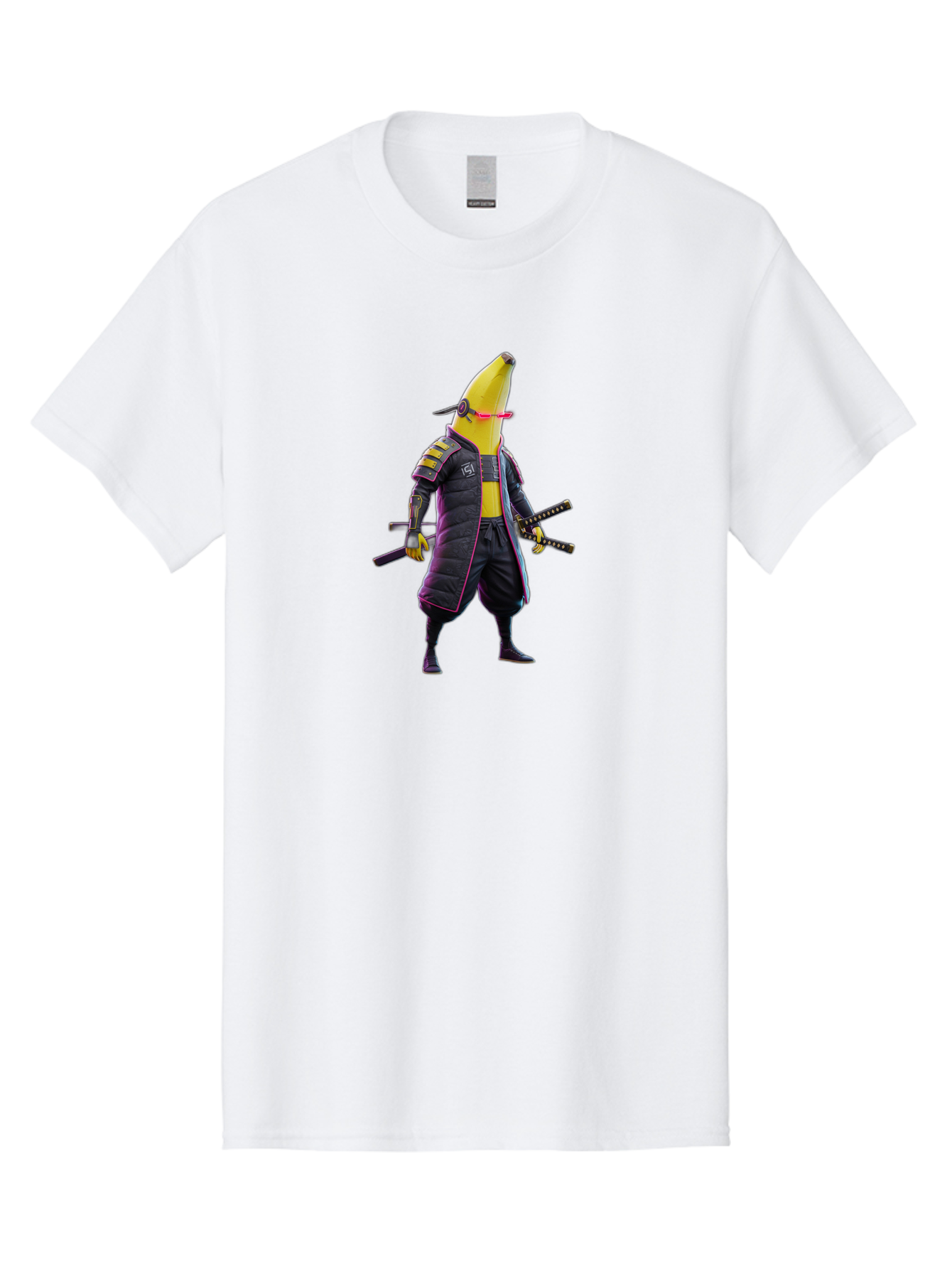 Banana-Samurai-2 Men'S Graphic Tee, 100% Cotton, Comfortable Casual Summer Wear, Machine Washable, Vintage Camera, Old Camera, Antique Camera, Black Camera, Classic Photography, Photography Equipment, Nostalgic Device, Film Camera, Camera Art Bao113