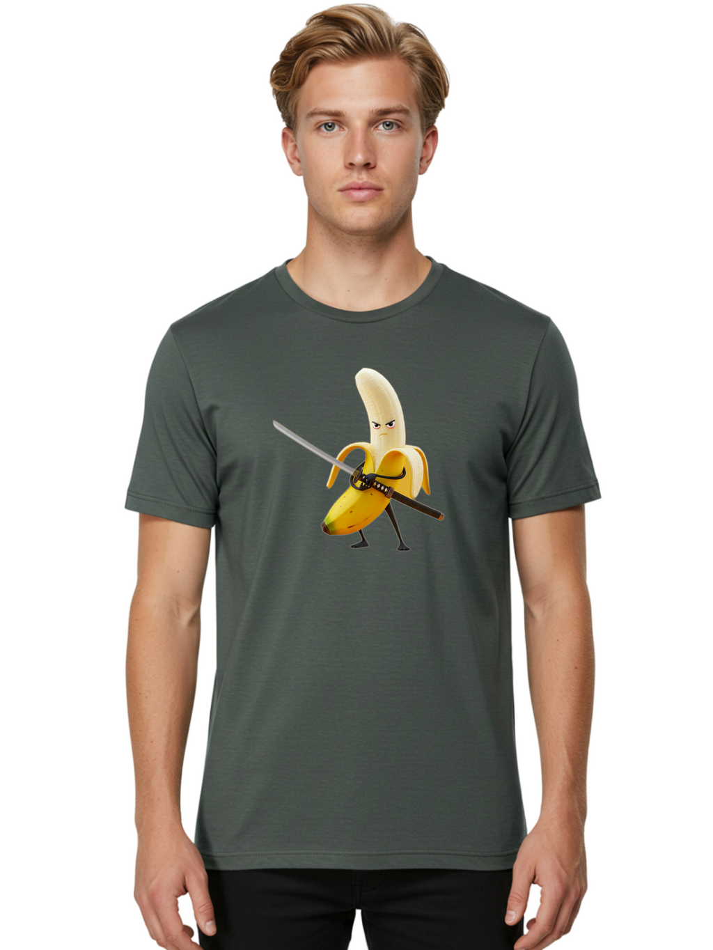 Banana-Samurai Men'S Graphic Tee, 100% Cotton, Comfortable Casual Summer Wear, Machine Washable, Vintage Camera, Old Camera, Antique Camera, Black Camera, Classic Photography, Photography Equipment, Nostalgic Device, Film Camera, Camera Art Bao114