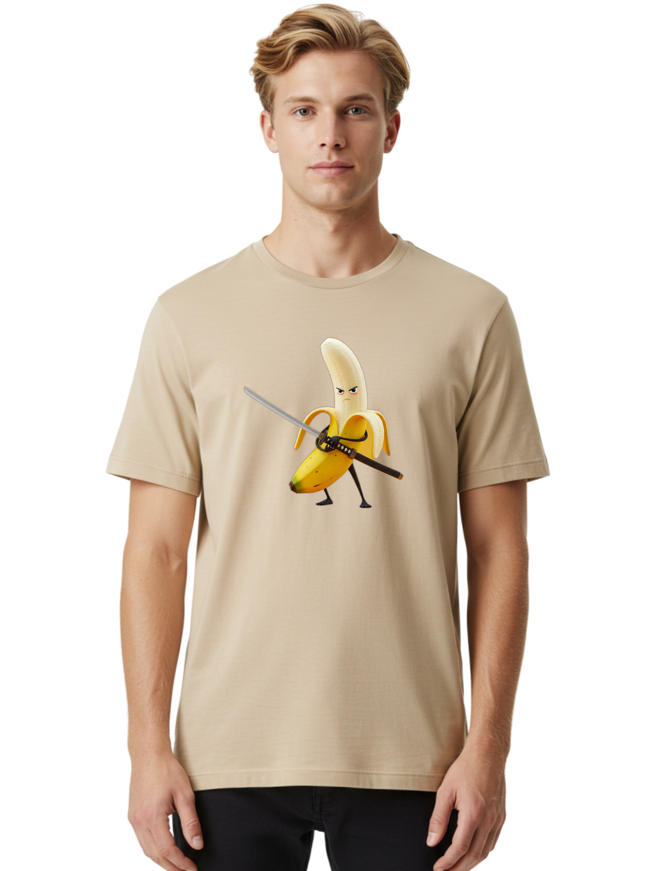 Banana-Samurai Men'S Graphic Tee, 100% Cotton, Comfortable Casual Summer Wear, Machine Washable, Vintage Camera, Old Camera, Antique Camera, Black Camera, Classic Photography, Photography Equipment, Nostalgic Device, Film Camera, Camera Art Bao114