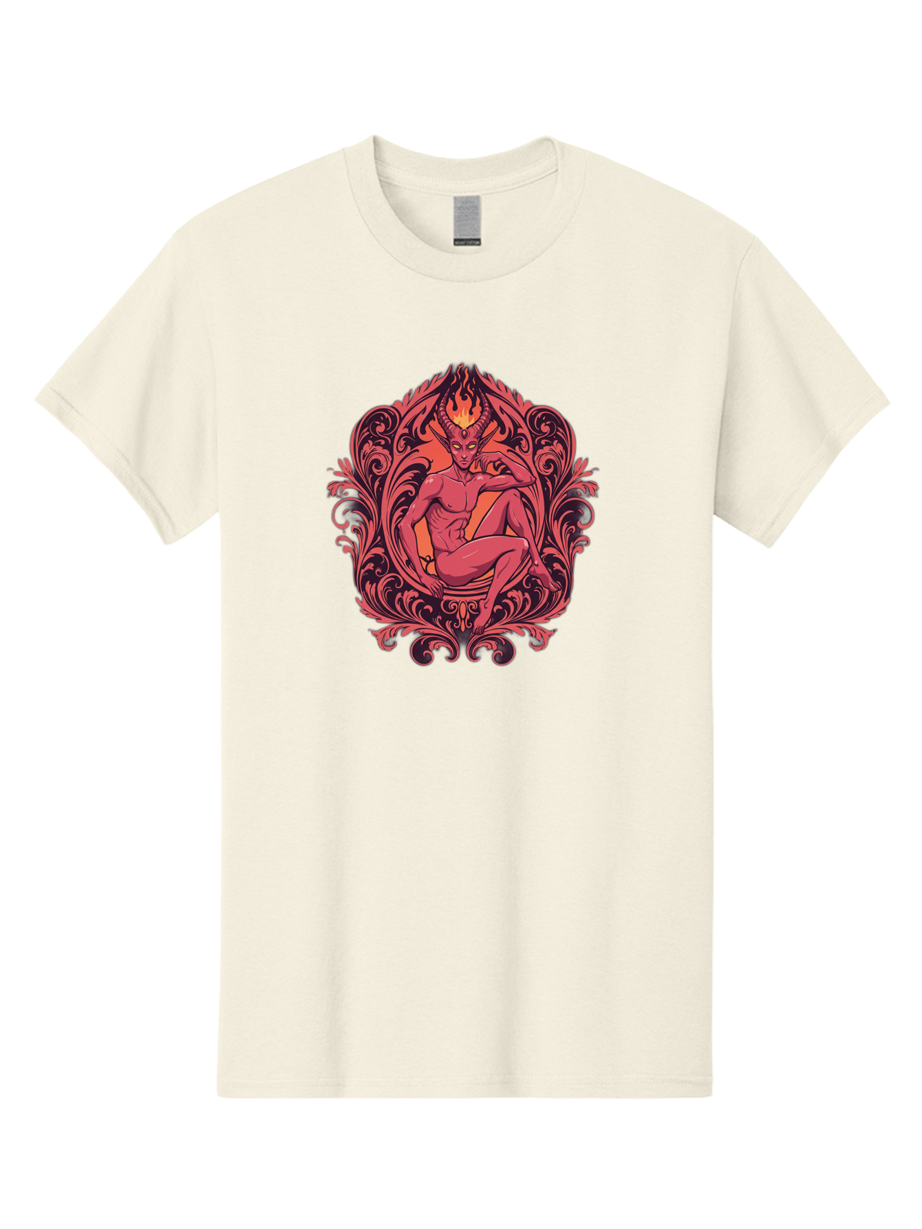Baphomet-Illustration Men'S Graphic Tee, 100% Cotton, Comfortable Casual Summer Wear, Machine Washable, Vintage Camera, Old Camera, Antique Camera, Black Camera, Classic Photography, Photography Equipment, Nostalgic Device, Film Camera, Bao115